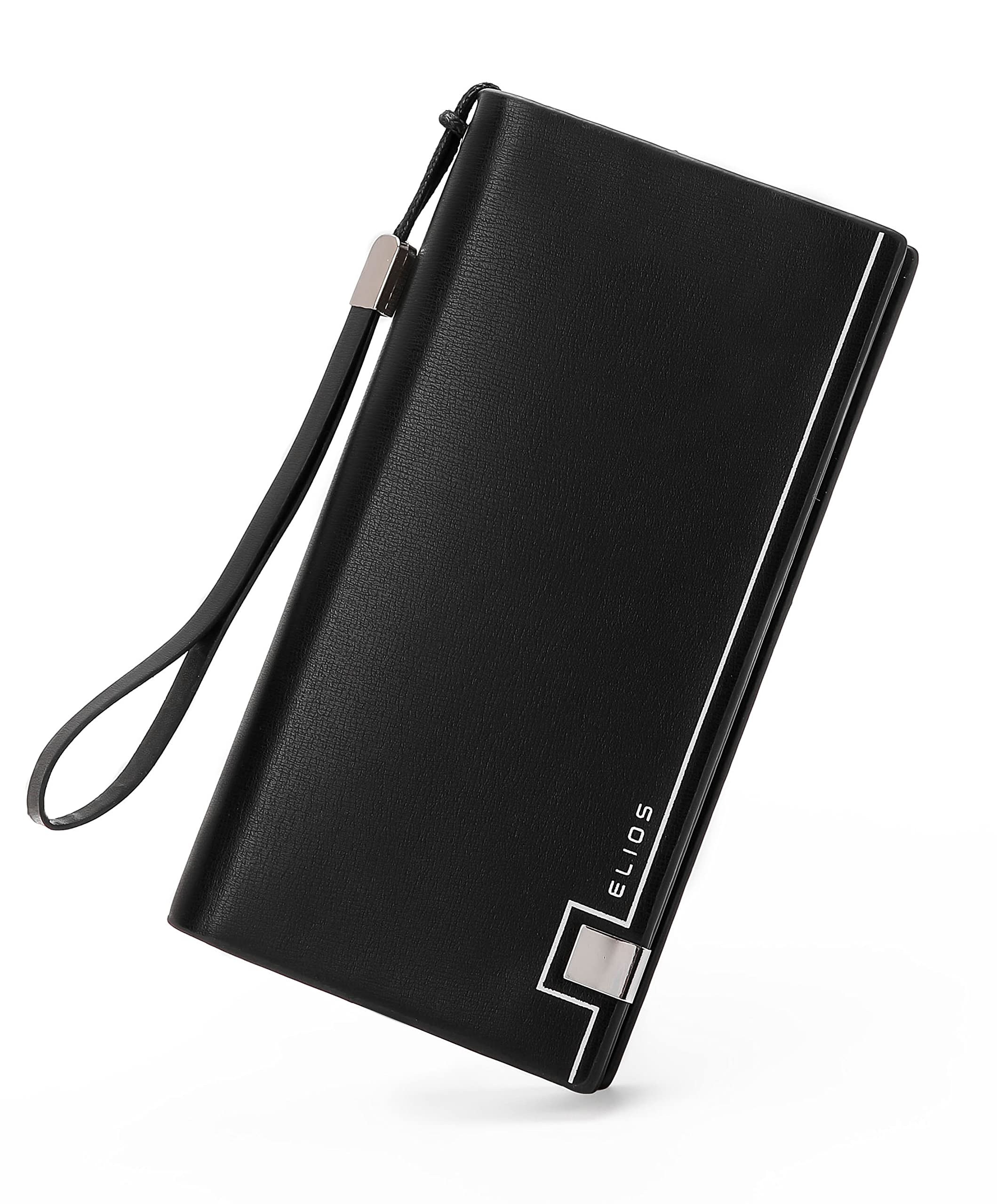 Black Synthetic Women's Card Holder (EL-CK-138)