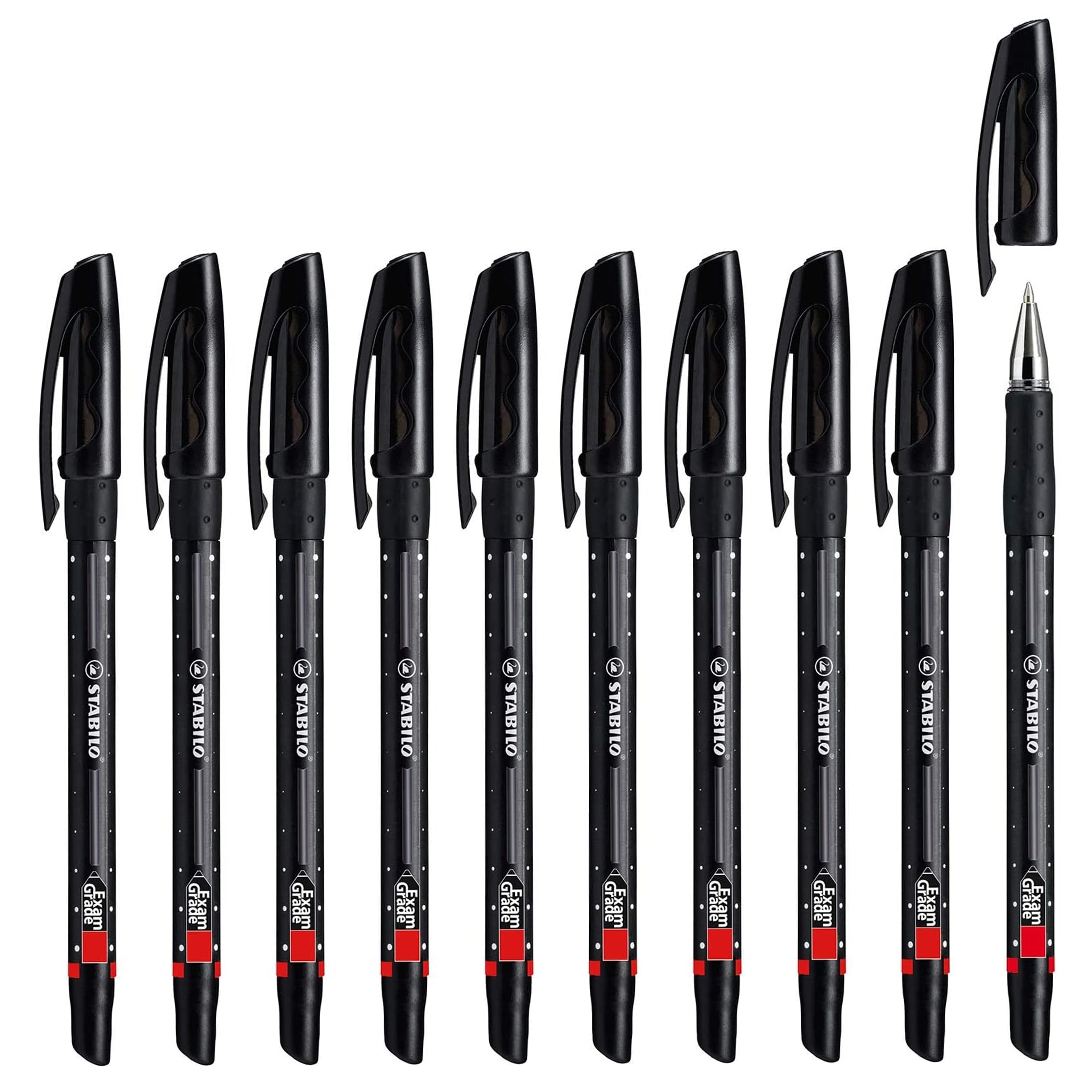 STABILO Ballpoint Pen Exam Grade - Black Ink (20), 20 count (Pack of 1) - Image 3