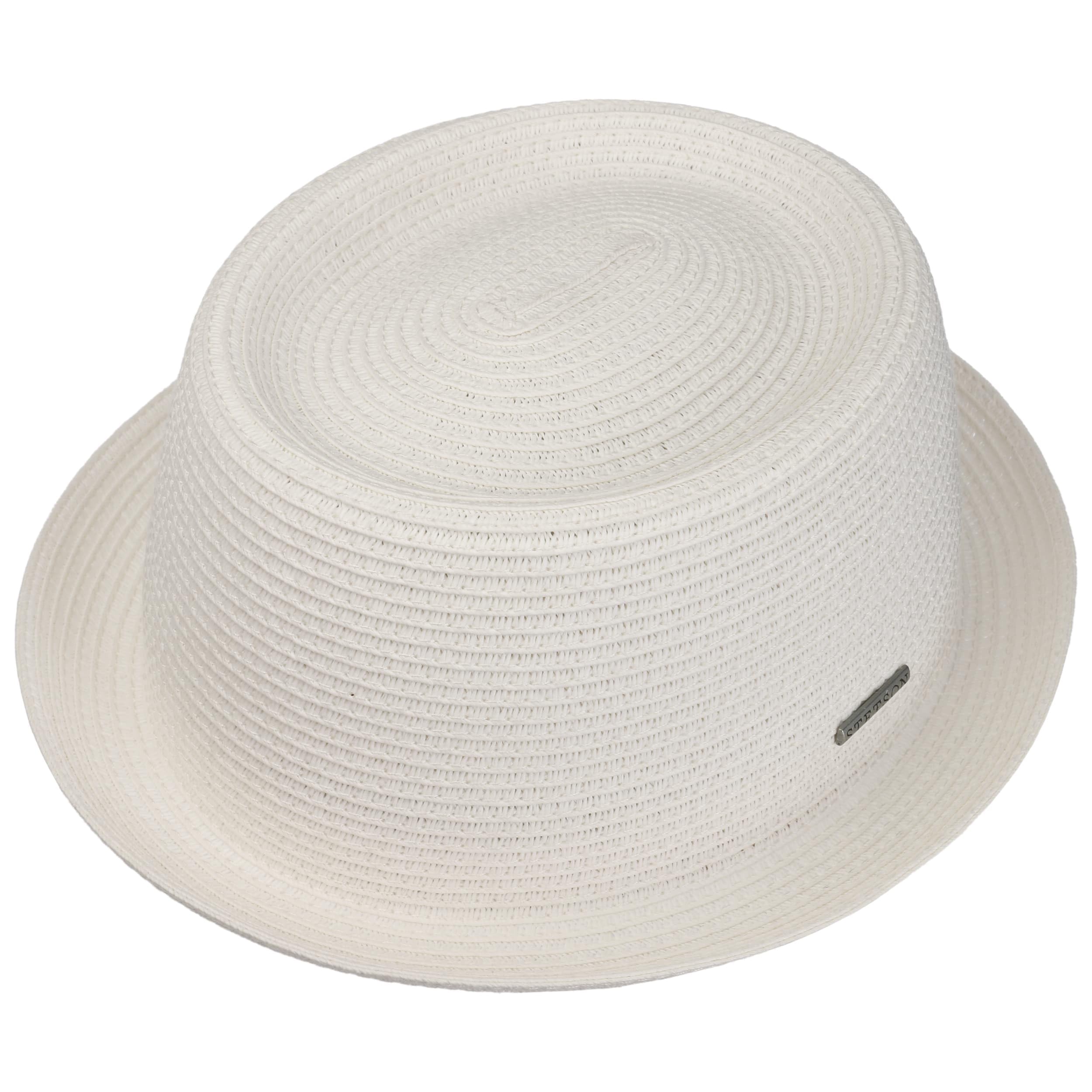 Stetson Chapeau Robstown Toyo Pork Pie Femme/Homme - D'Ete de Soleil en Paille Ete Printemps-ete