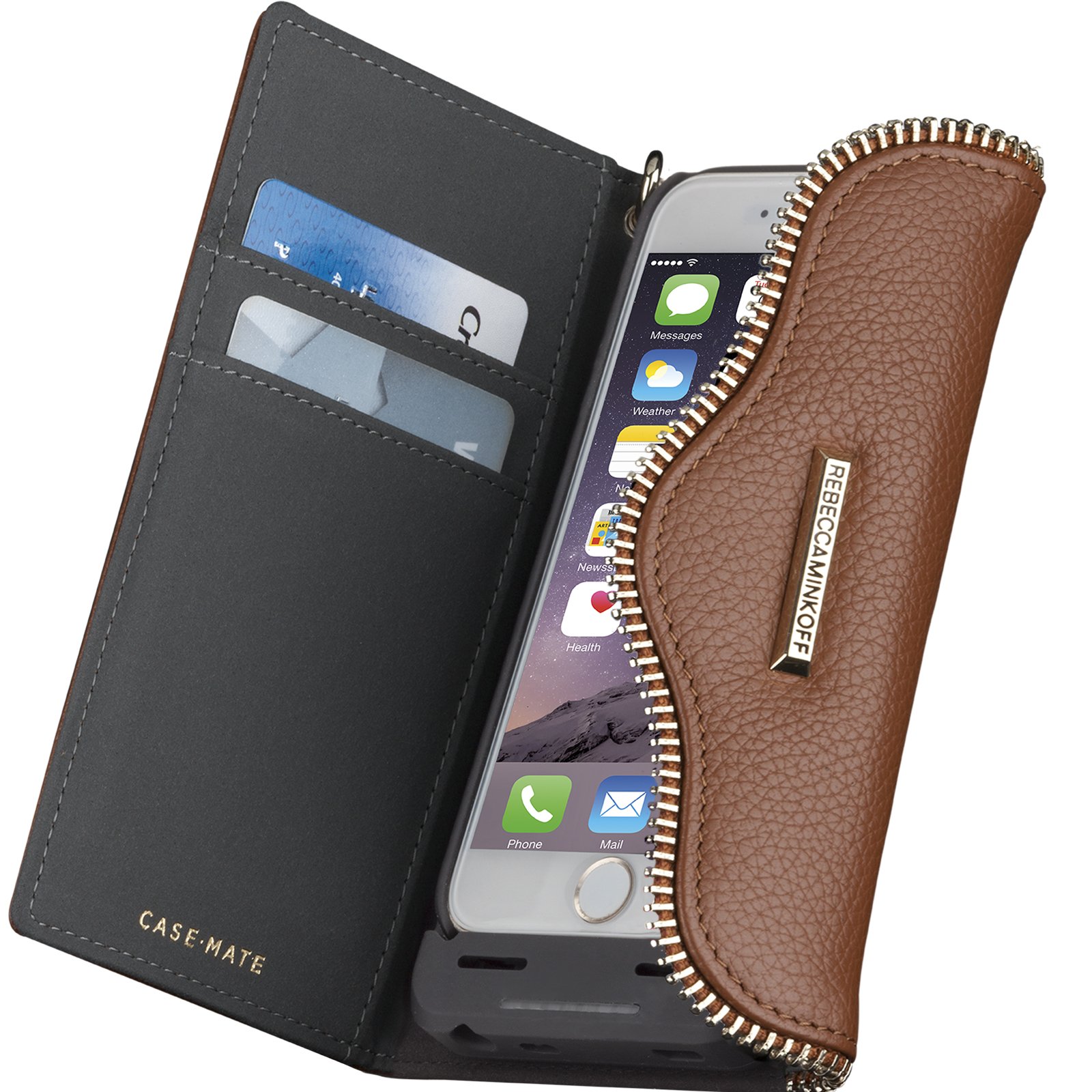 Case-mate CM033556 Charging Wristlet Rebecca Minkoff Custodia per iPhone 6/6s, Marrone
