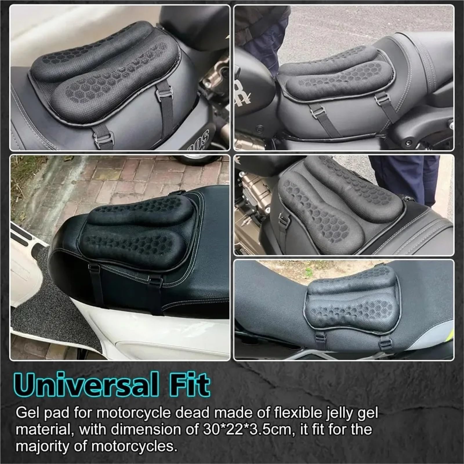 motocicleta funda cojín asiento Funda De Cojín Para Asiento De Motocicleta