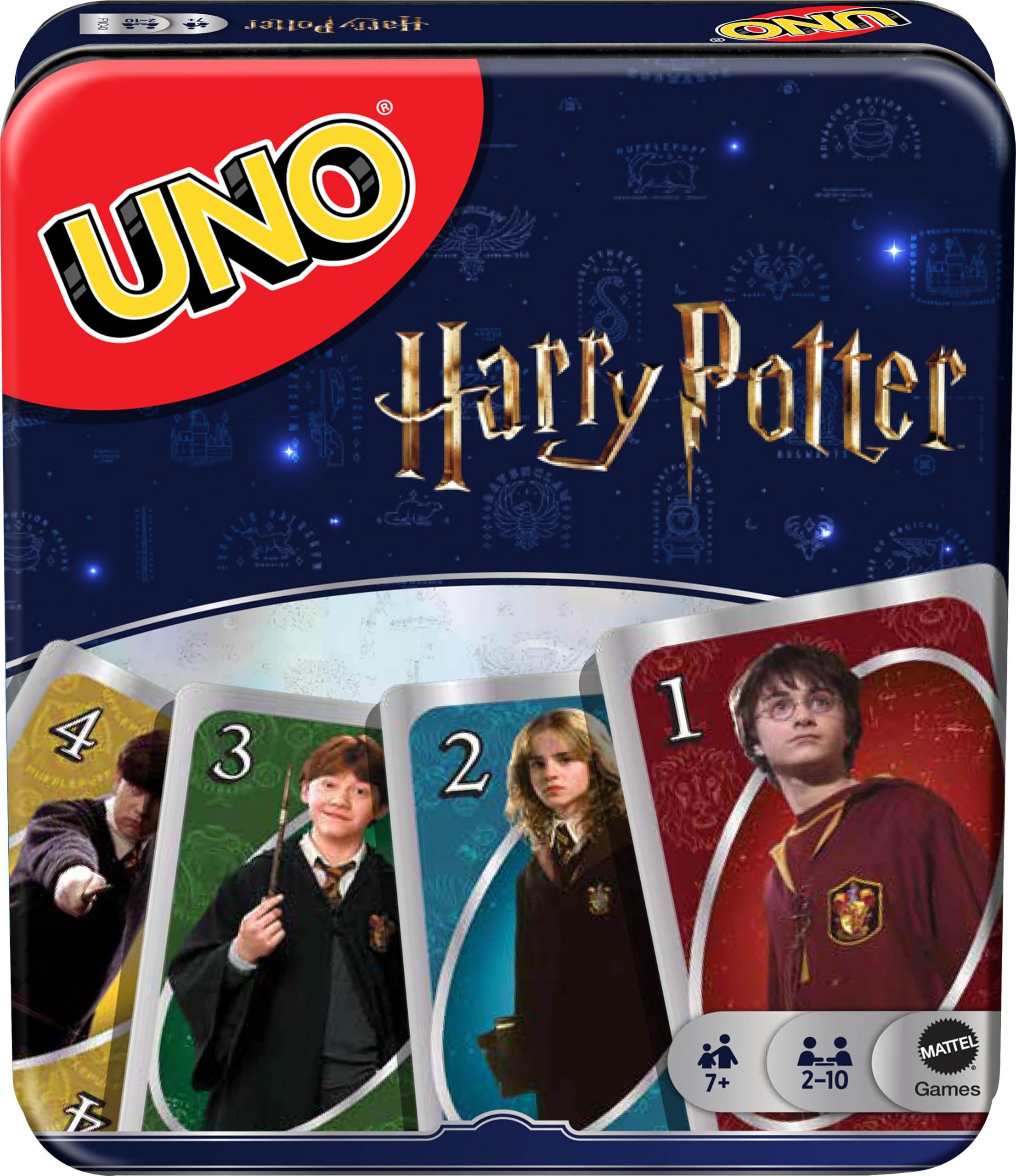 Jogo de cartas Harry Potter UNO, em lata colecionável [edição