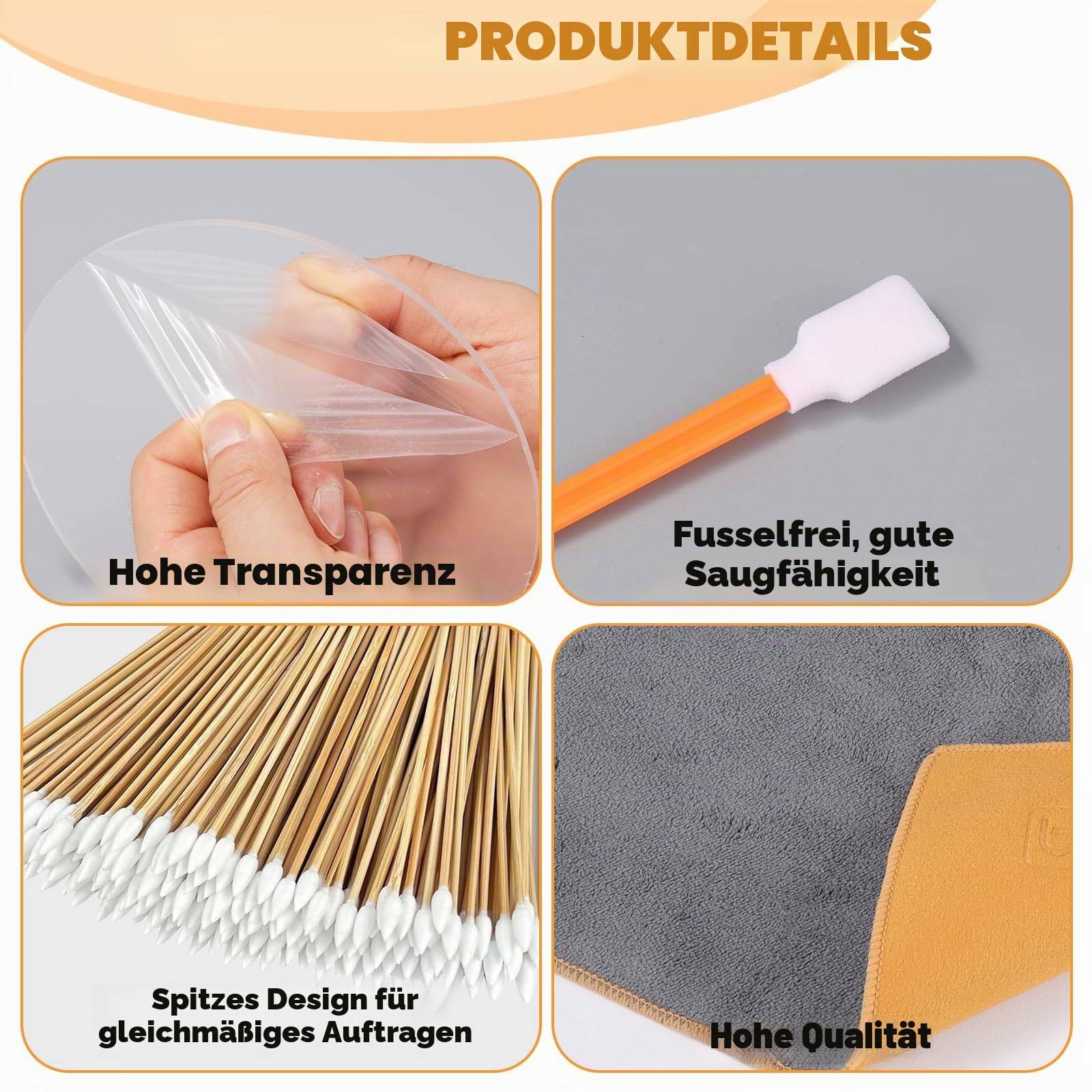 TCG-Sammelkartenreinigungsset für Sammler, 166-teilig, transparent, runde Acrylplatten, Kunststoffklammern, Filzstempel, Handtuch