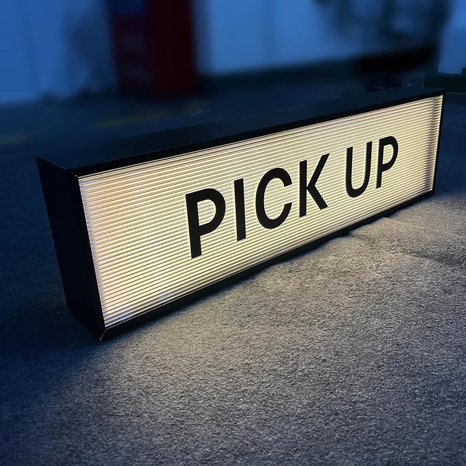 PICK UP RGB LED Neon Lightbox with Remote Control Professional Studio Podcast Radio Lights Sign for Cinema Cafes Home Wall Decor USB Powered