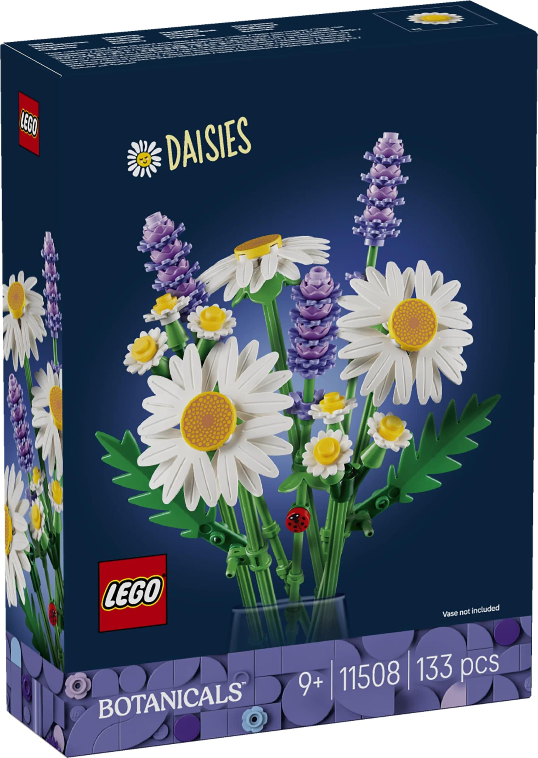 LEGO Botanicals Daisies - Flower Decor Building Set for Kids - Gift for Girls and Boys 11508 — Amazon image 8