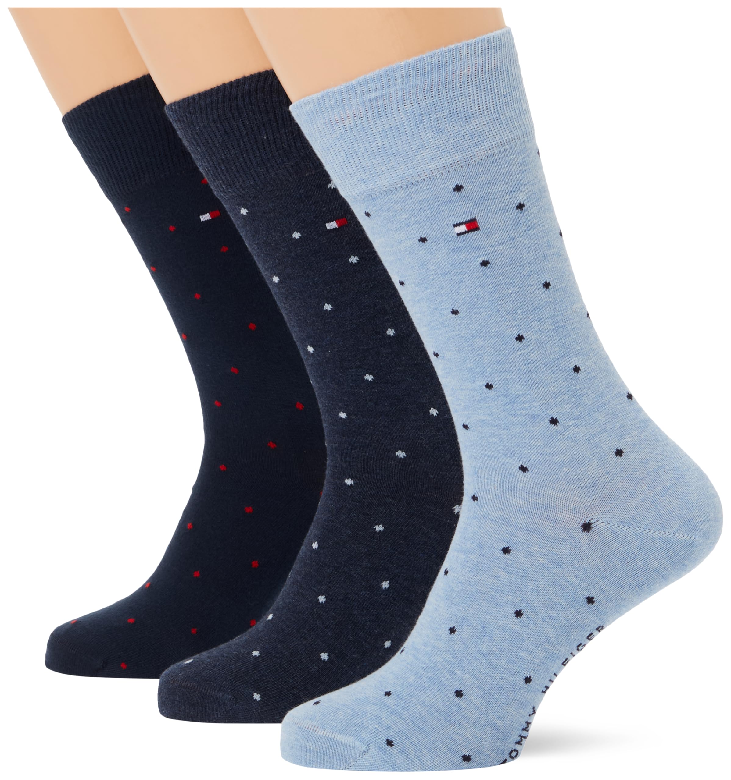 Tommy Hilfiger DOT Classic Sock (Pacco da 6) Uomo
