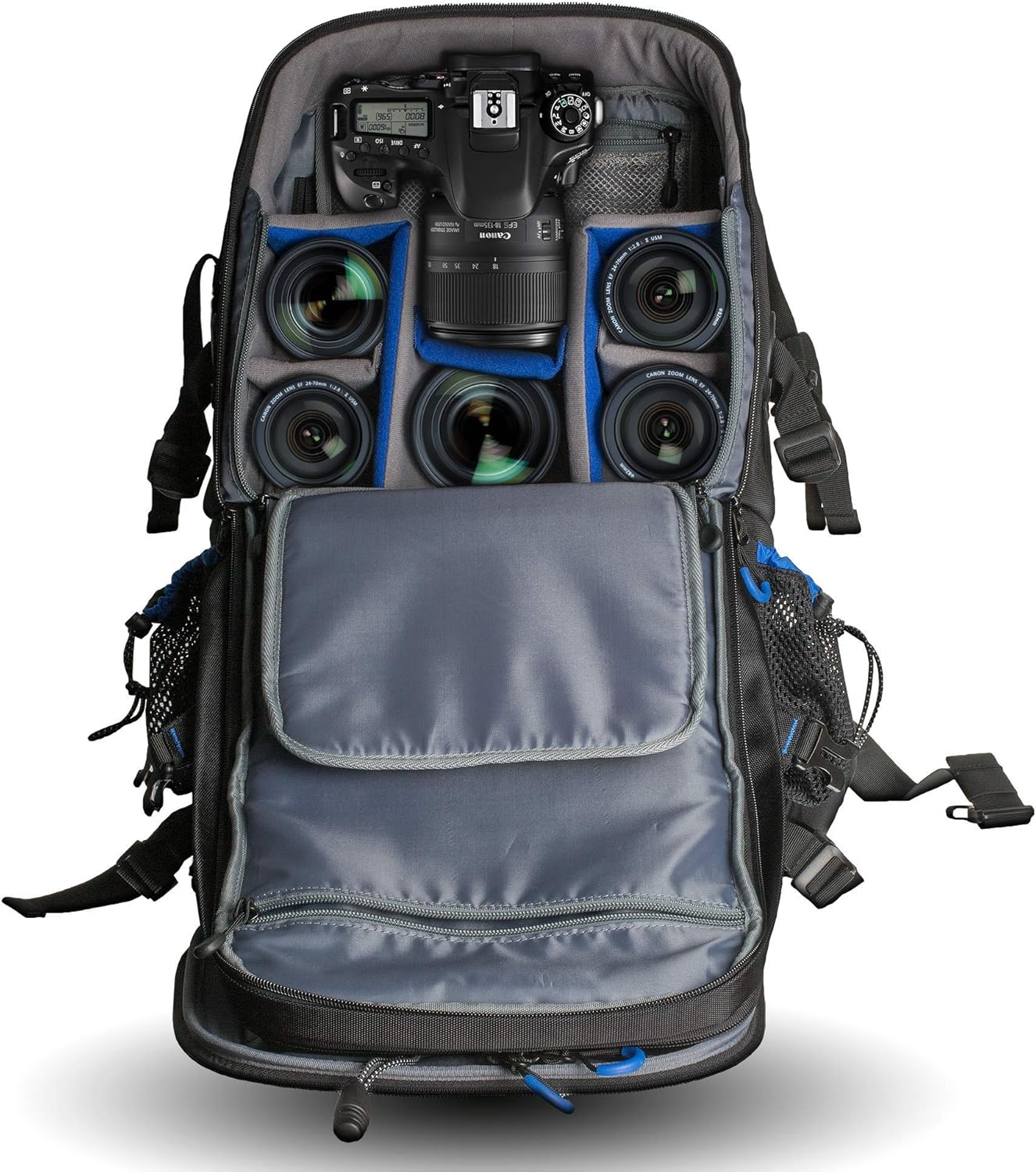 Ultimaxx Extra Large Camera DSLR/SLR Backpack for Nikon, Canon, Sony, Panasonic, Pentax, Olympus, and Fuji Cameras—an Outdoor Hiking/Travelling Backpack with 15.6 Laptop Compartment - Image 8