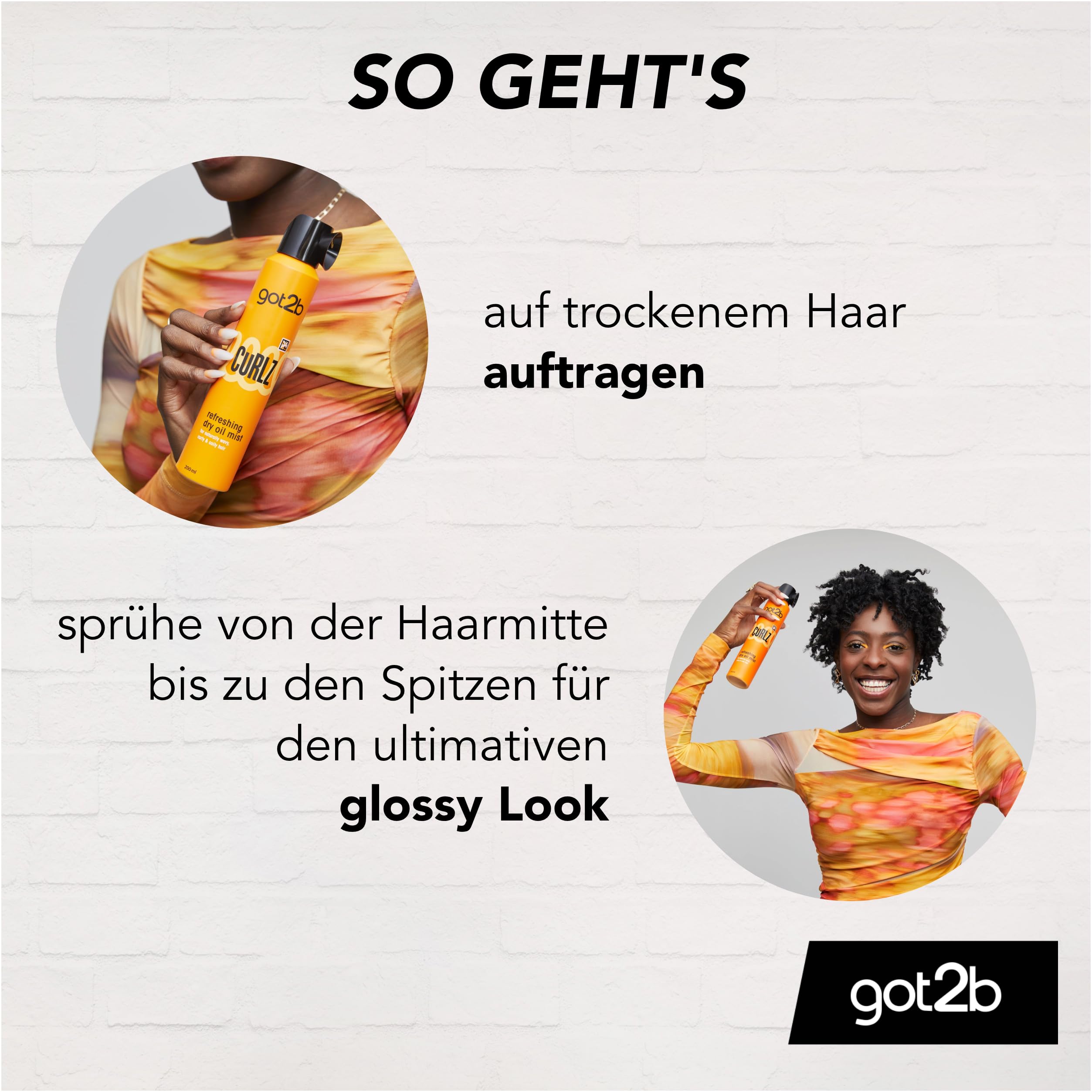 Got2b Curlz Locken Refresher Spray (6x200 ml), Lockenspray für natürlich welliges, lockiges & coily Haar, Styling für geschmeidig-glänzende Locken, silikonfrei | Für natürlich welliges, lockiges & coily Haar, Geschmeidig-glänzende Locken, Silikonfrei
