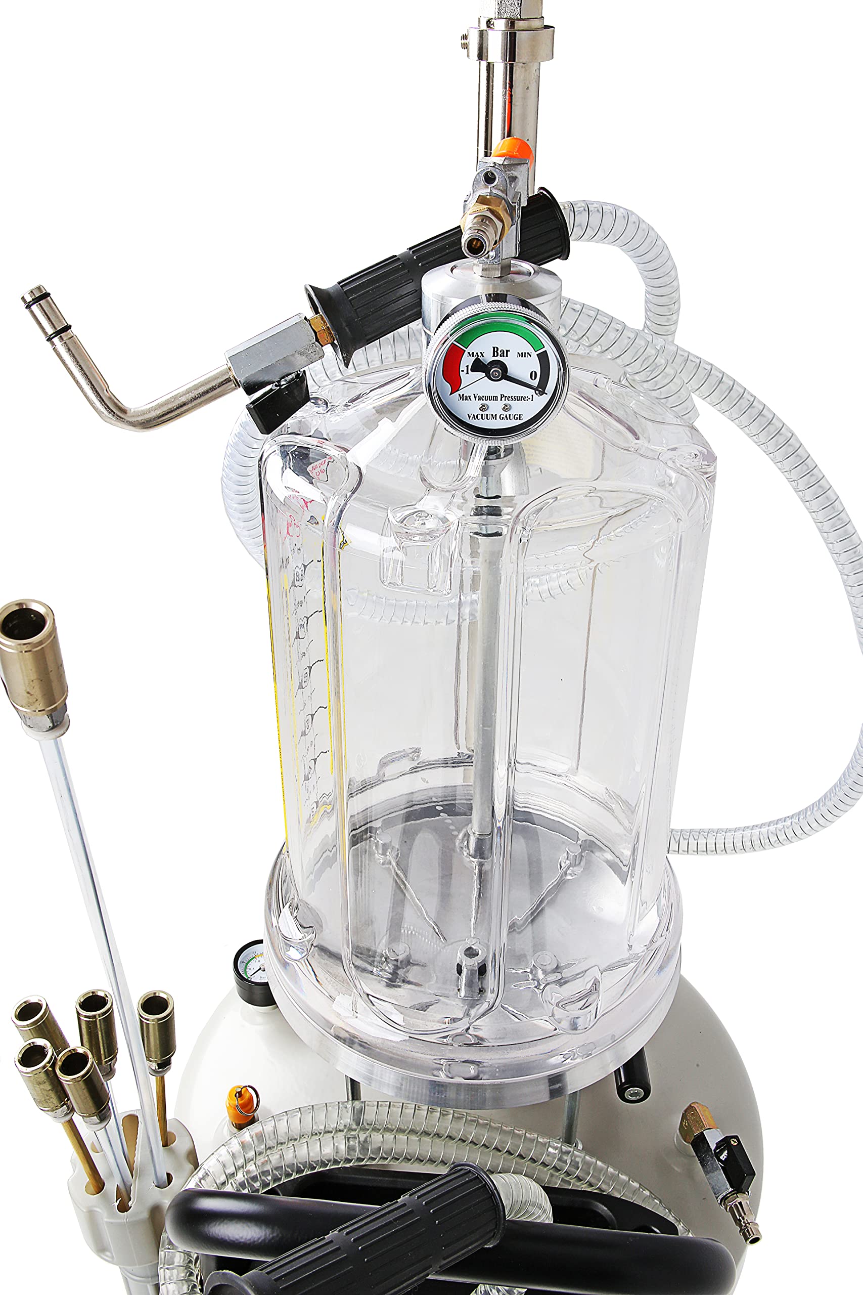 Professional-Line 2709 - Carro recogedor de aceite (6 sondas de extracción, 80 l, neumático, colector de aceite usado, mejores procedimientos 2709)