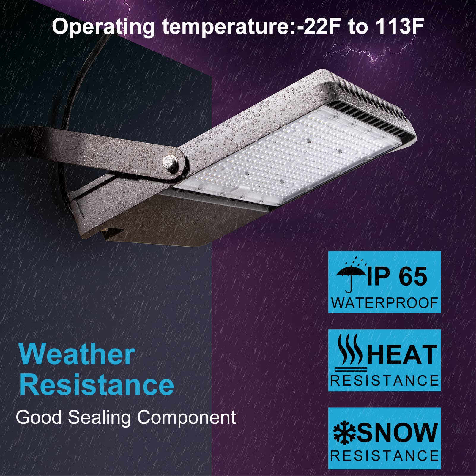 □LED 屋外用 照明器具 投光器 2016年製 AC200V 防雨 角形 昼白色