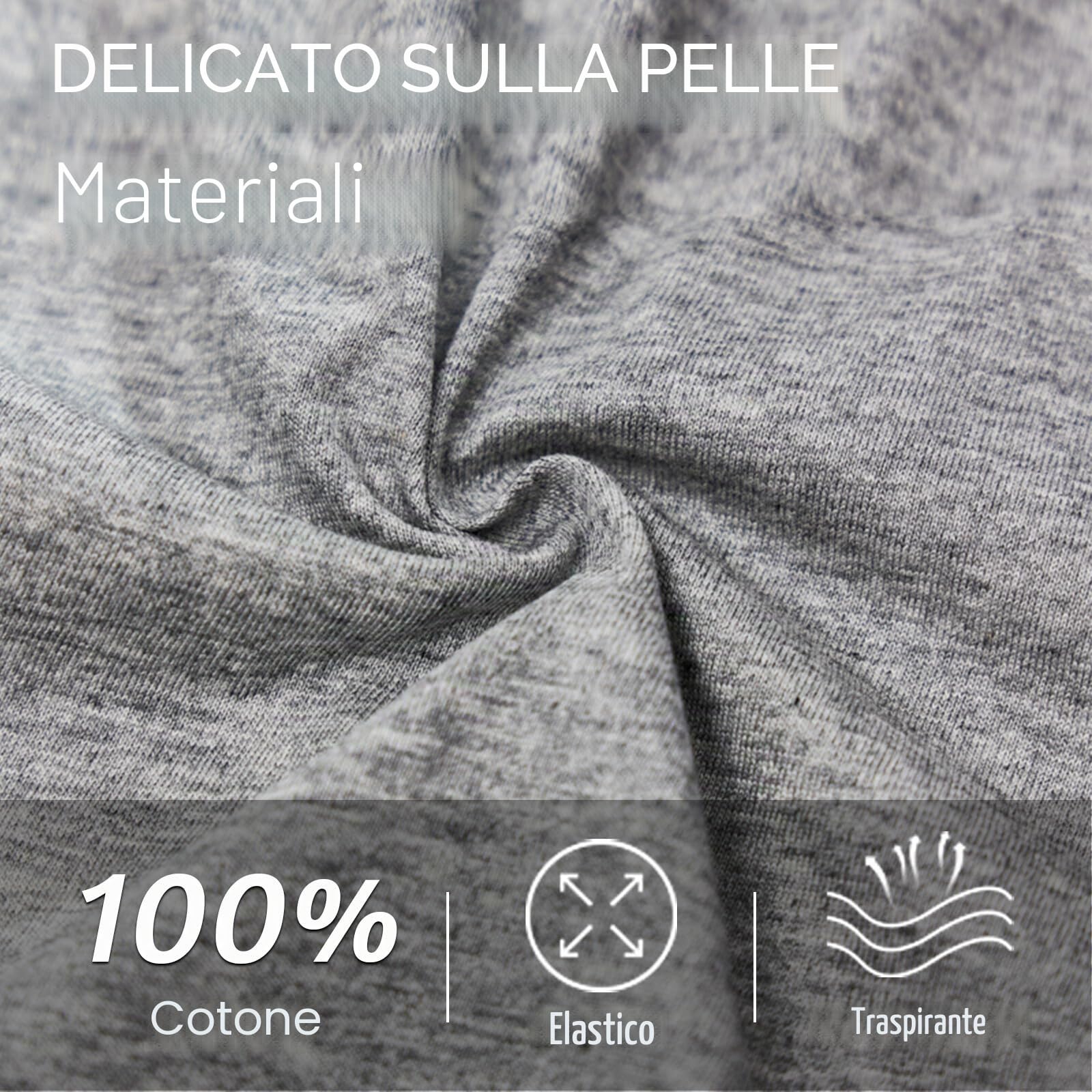 Uomo Boxer in Cotone Calecon Cotone Uomo Short Pantaloncini Pigiama Elastici 3 Pezzi Multicolore S-XL