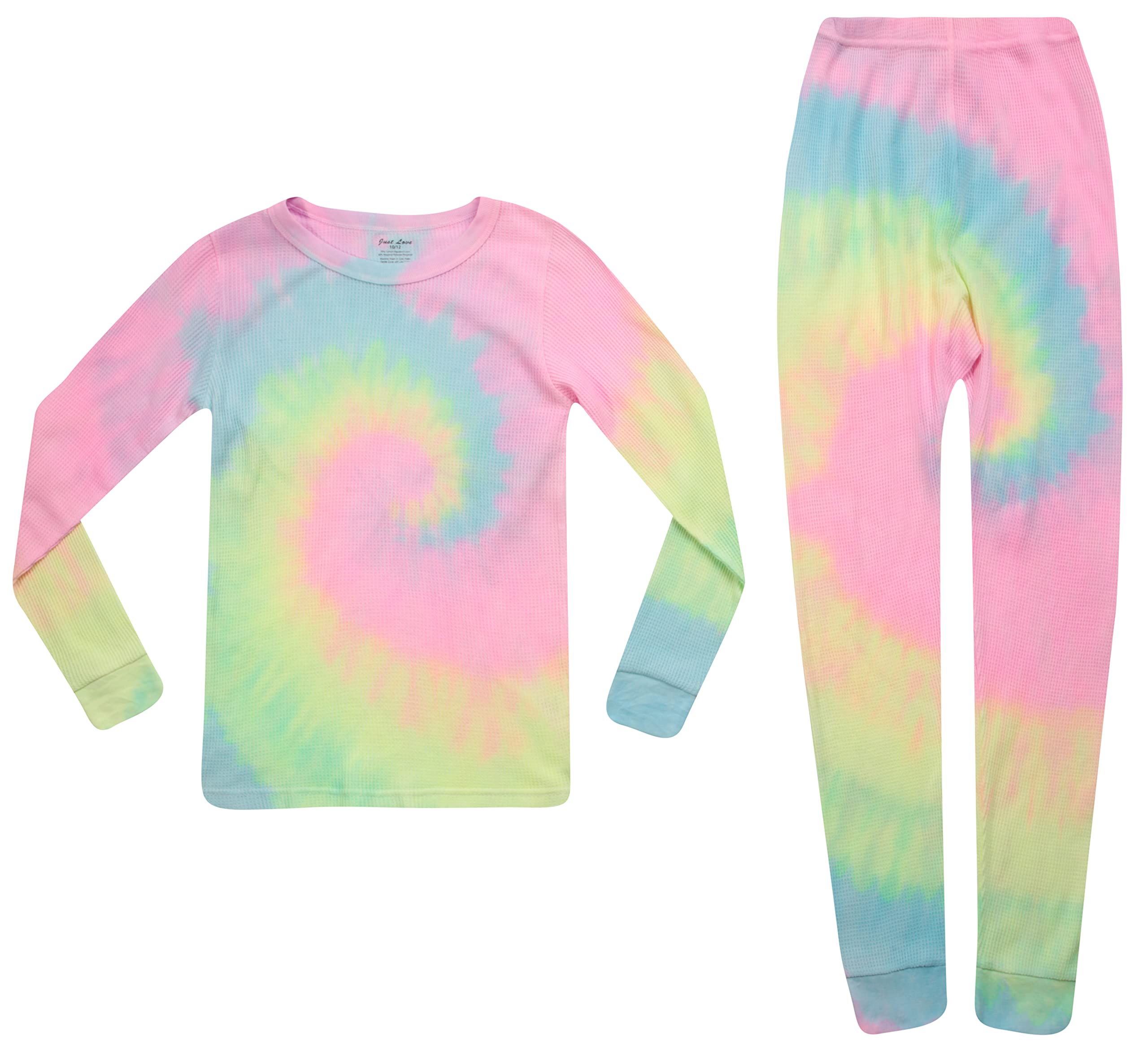 Just Love Girls Tie Dye Two Piece Thermal Underwear Set