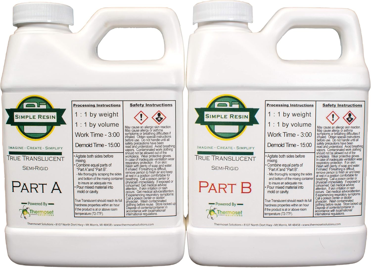 2 Part Polyurethane Casting Resin Easy to Tint and