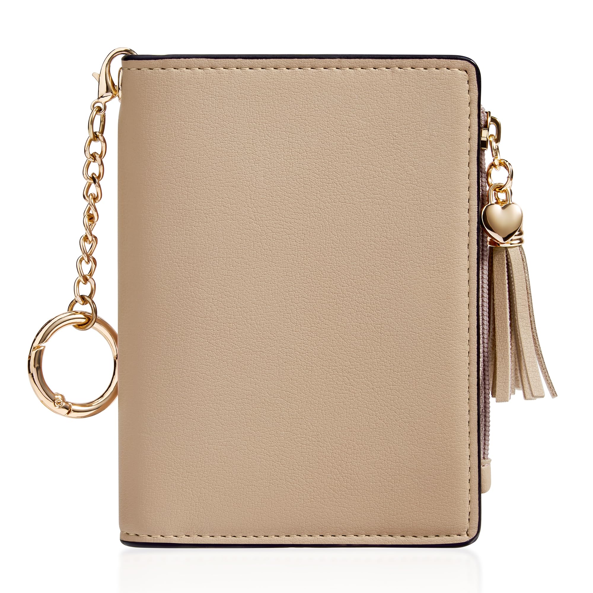 Gostwo Small Wallets for Women, Stylish Womens Wallet with ID Window, Zippered Coin Pocket and Tassel. Cute RFID Wallet for Women, ideal for Teen
