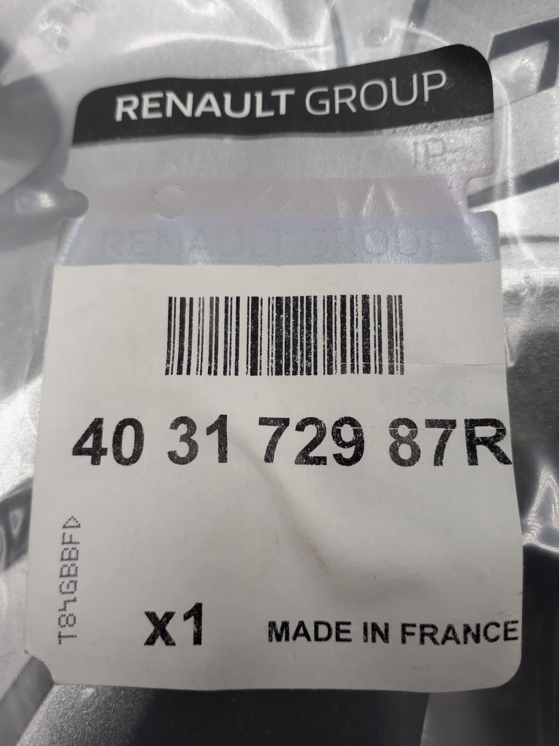 1 Unidad de Embellecedor de Rueda Tapacubos 15" Renault Zoe 2018-2025 Original OEM 403172987R