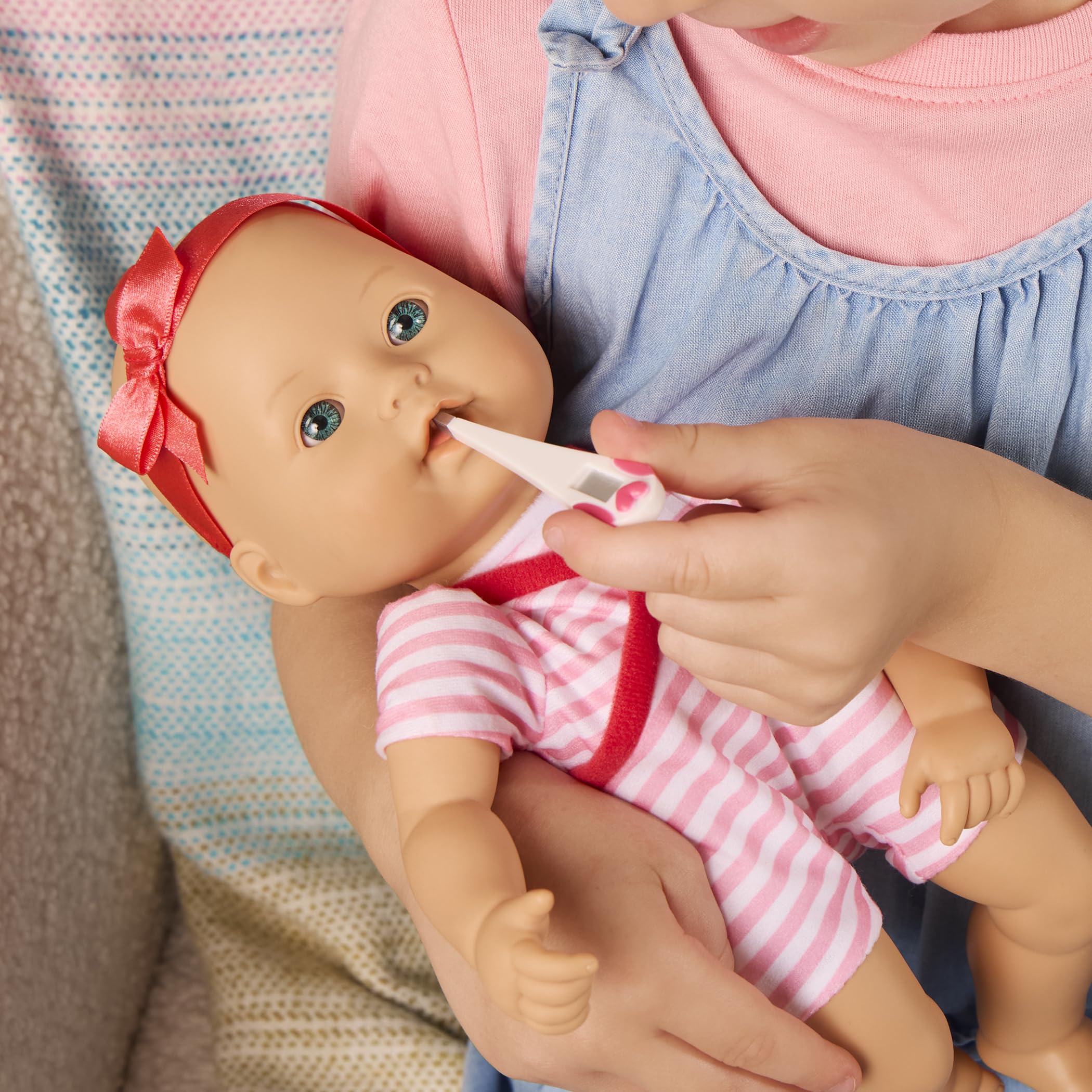 Poupée bébé 30cm heure du bain rose Imagin | La Redoute
