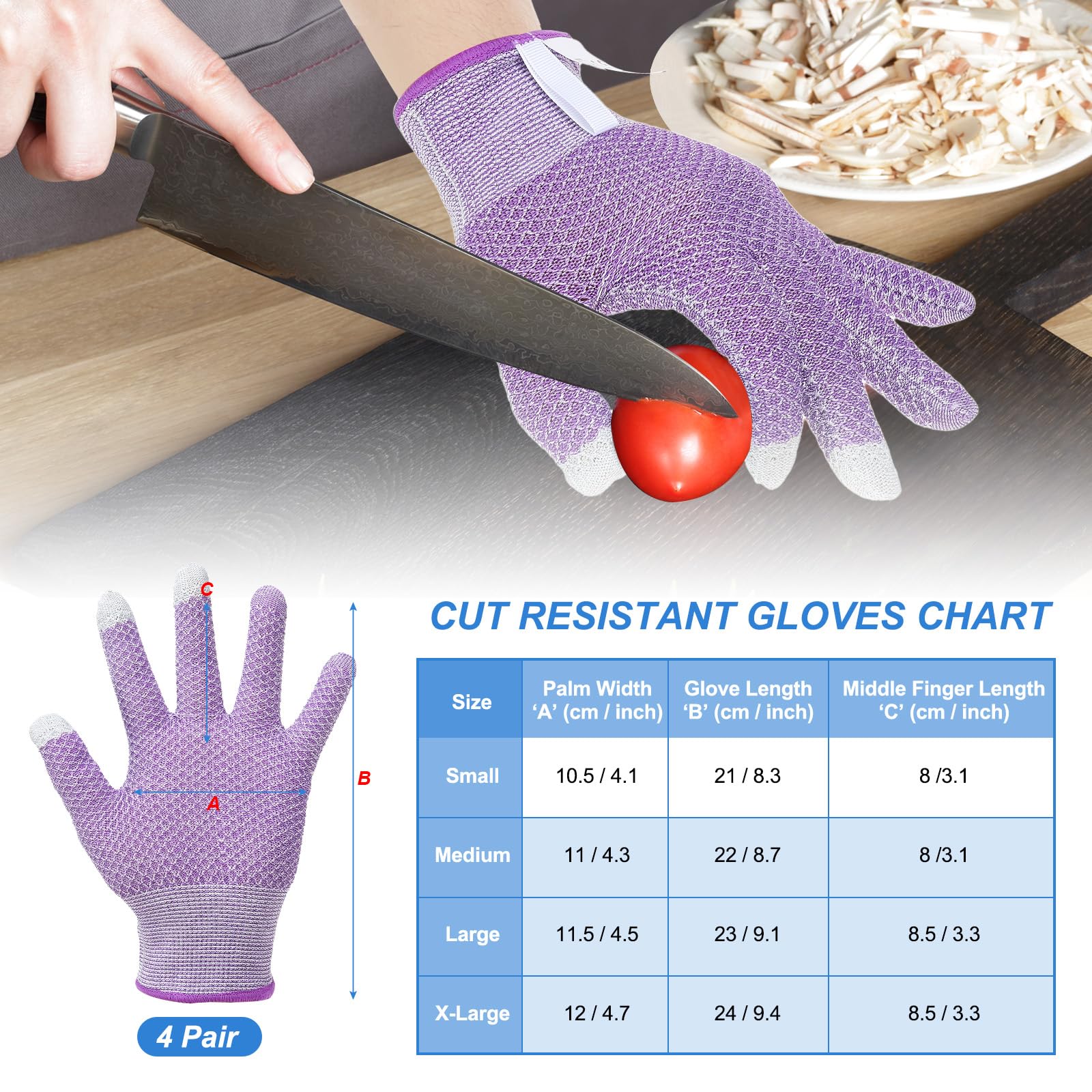 PATIKIL Cut Resistant Gloves - Image 2
