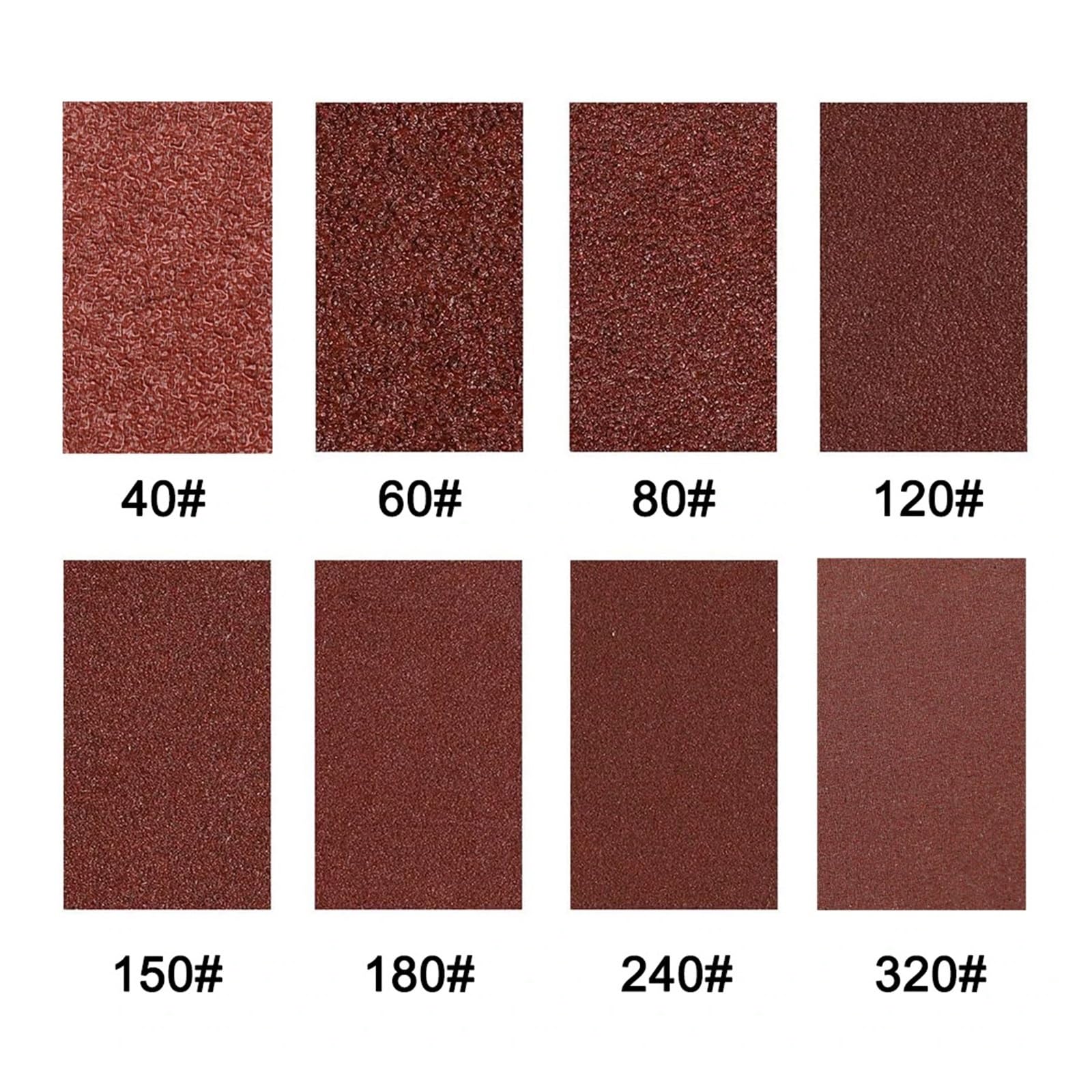 Pasy szlifierskie, Taśmy szlifierskie tlenek glinu zielony 50x1220mm 75x533mm 40-400 ziarnistość 10 szt(50x1220mm P180)