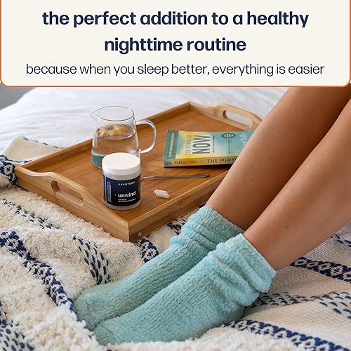 Miniatura 3 de Avantera Unwind - Suplemento para el estrés y el sueño para adultos - Apoya niveles de estrés saludables y mejora la eficiencia del sueño -