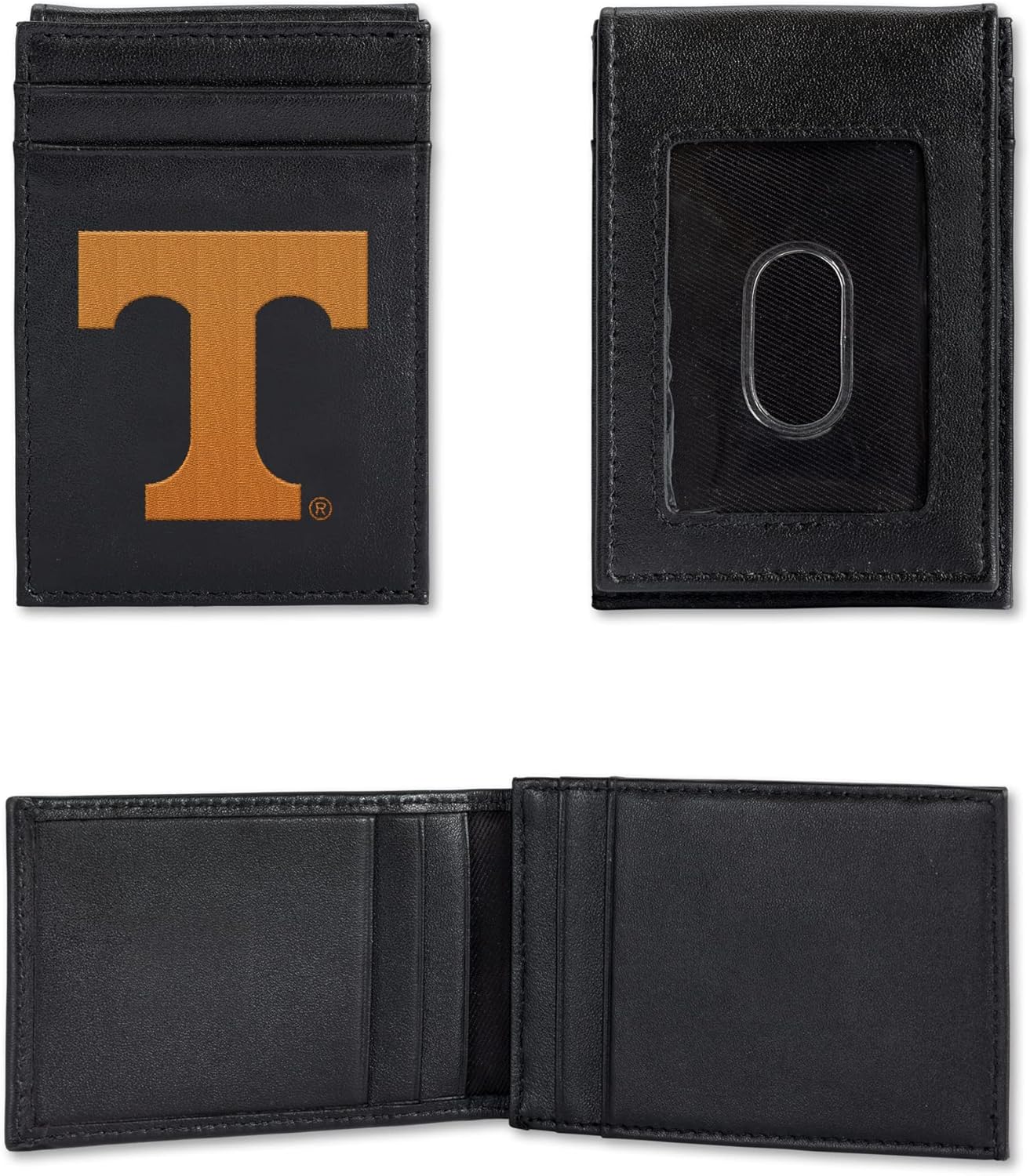 Rico Industries NCAA Embroidered Front Pocket Wallet - Slim/Light Weight - Great Gift Item