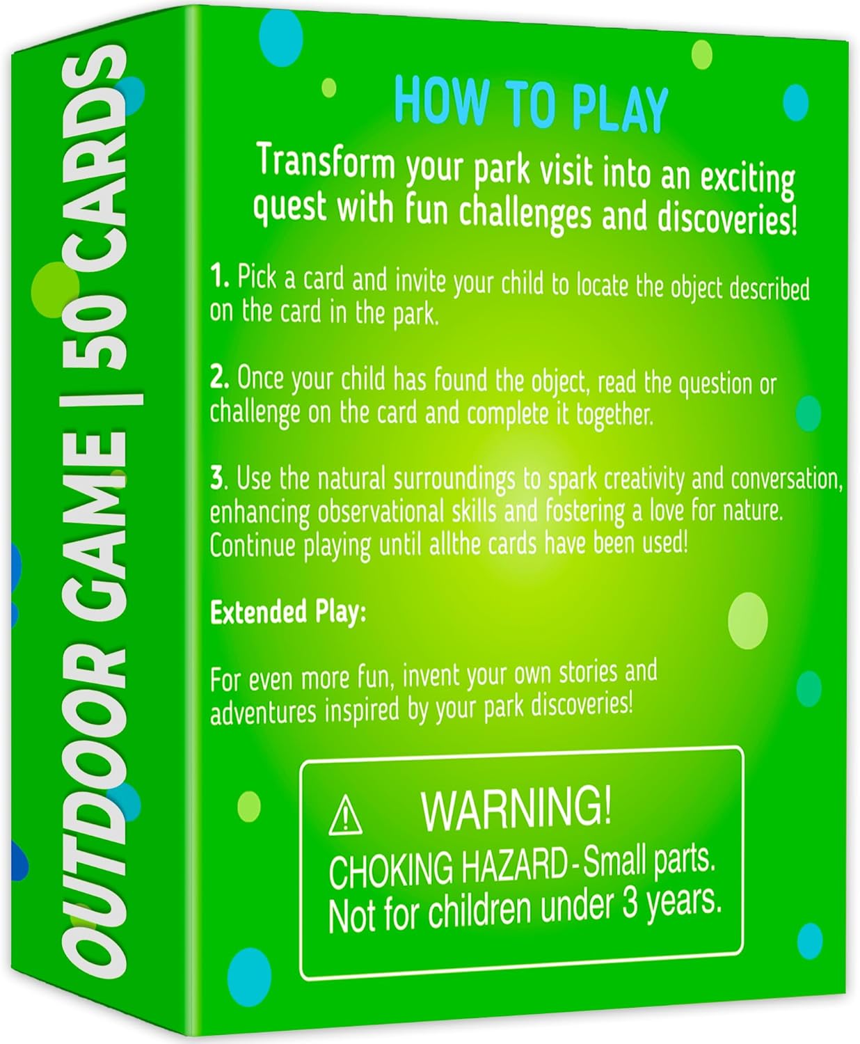 QUOKKA Scavenger Hunt Game for Toddlers 3-5 – 50 Toddler Activities Outdoor Cards Game Set - Fun Educational Play for Preschool Boys and Girls and Early Development