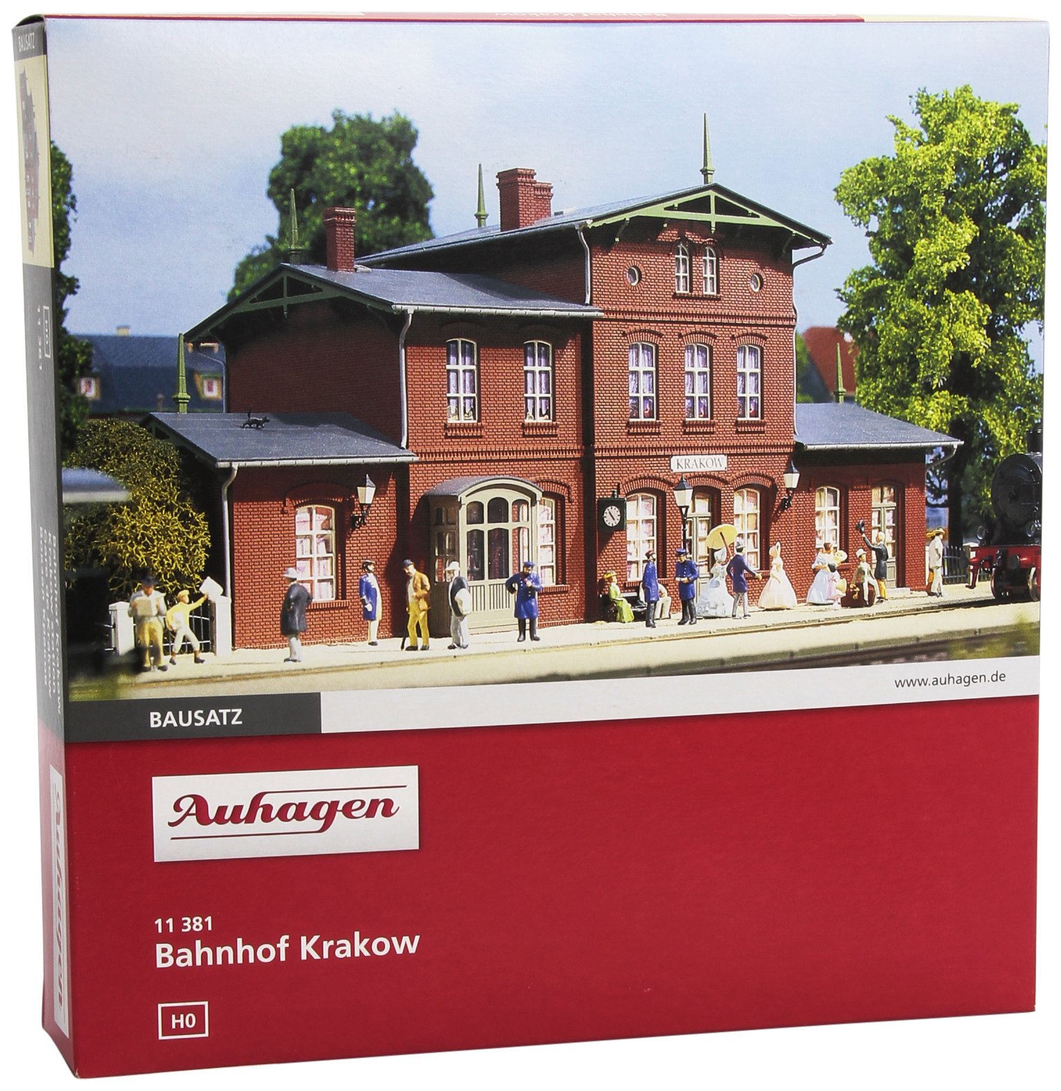 Auhagen 11381 Bahnhof Krakow Spur H0 Produktbild-Vorschau 1
