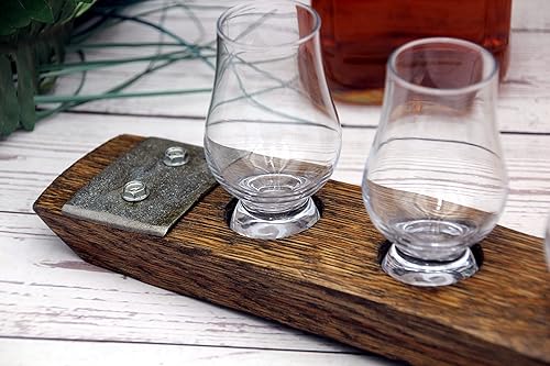Barrel-Art Premium Crystal Wee Glass Flight - Thumbnail 5