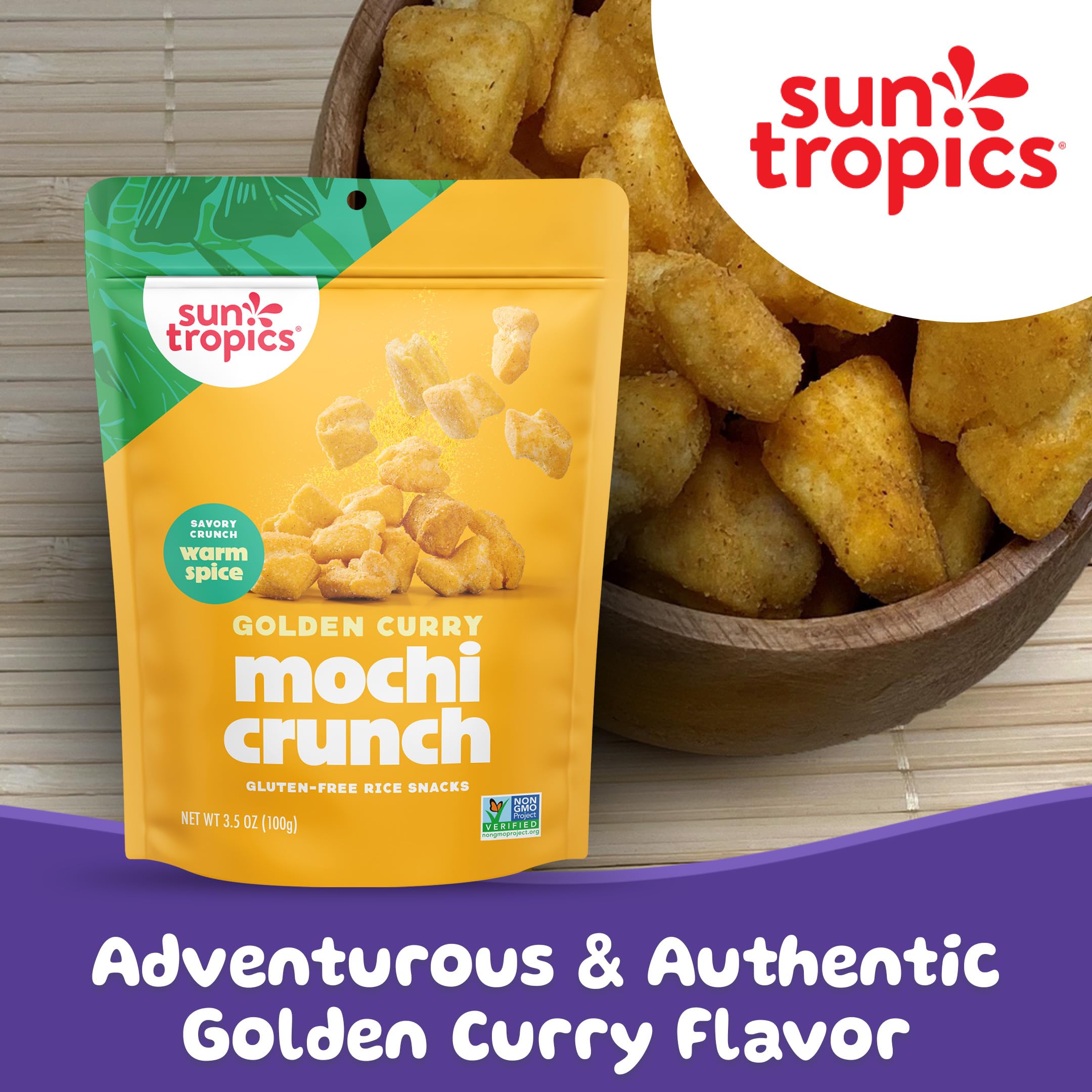 sunsea 30th moon pinz yellow 七宝焼き Amazon.com: Sun Tropics Mochi Snack Bites, Golden Curry Flavor