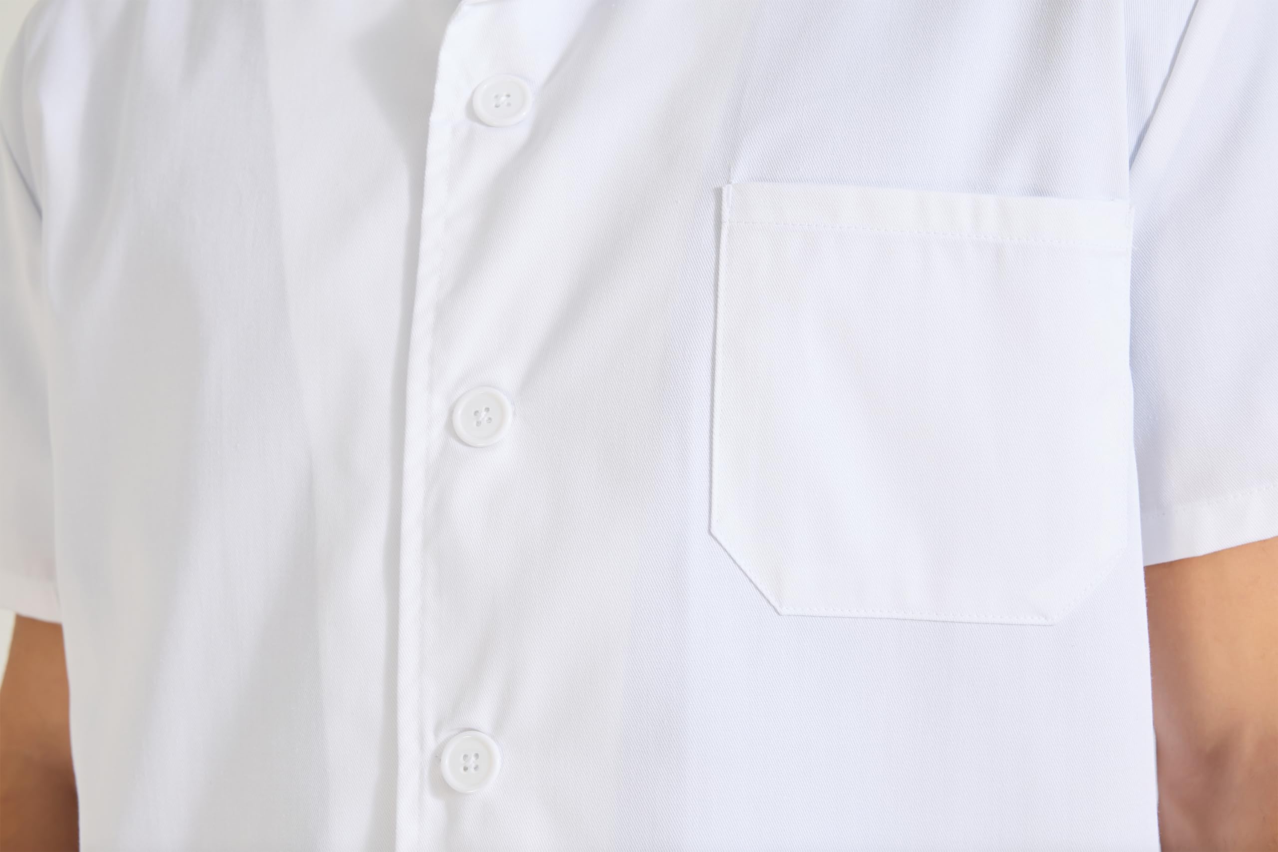 Misemiya - blouse blanche chimie unisexe - blouse medicale homme - blouse laboratoire homme - blouse de travail femme 8165