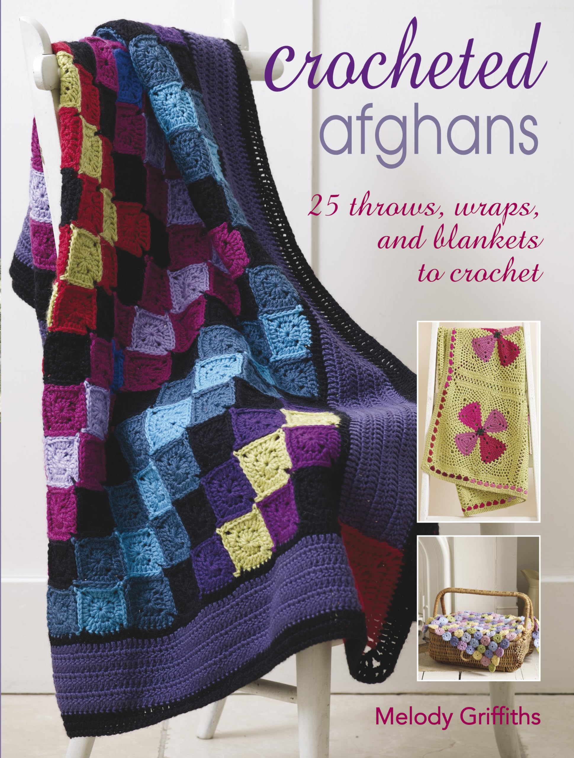 Livre Crocheted Afghans : 25 modèles de plaids, couvertures et étoles à créer soi-même