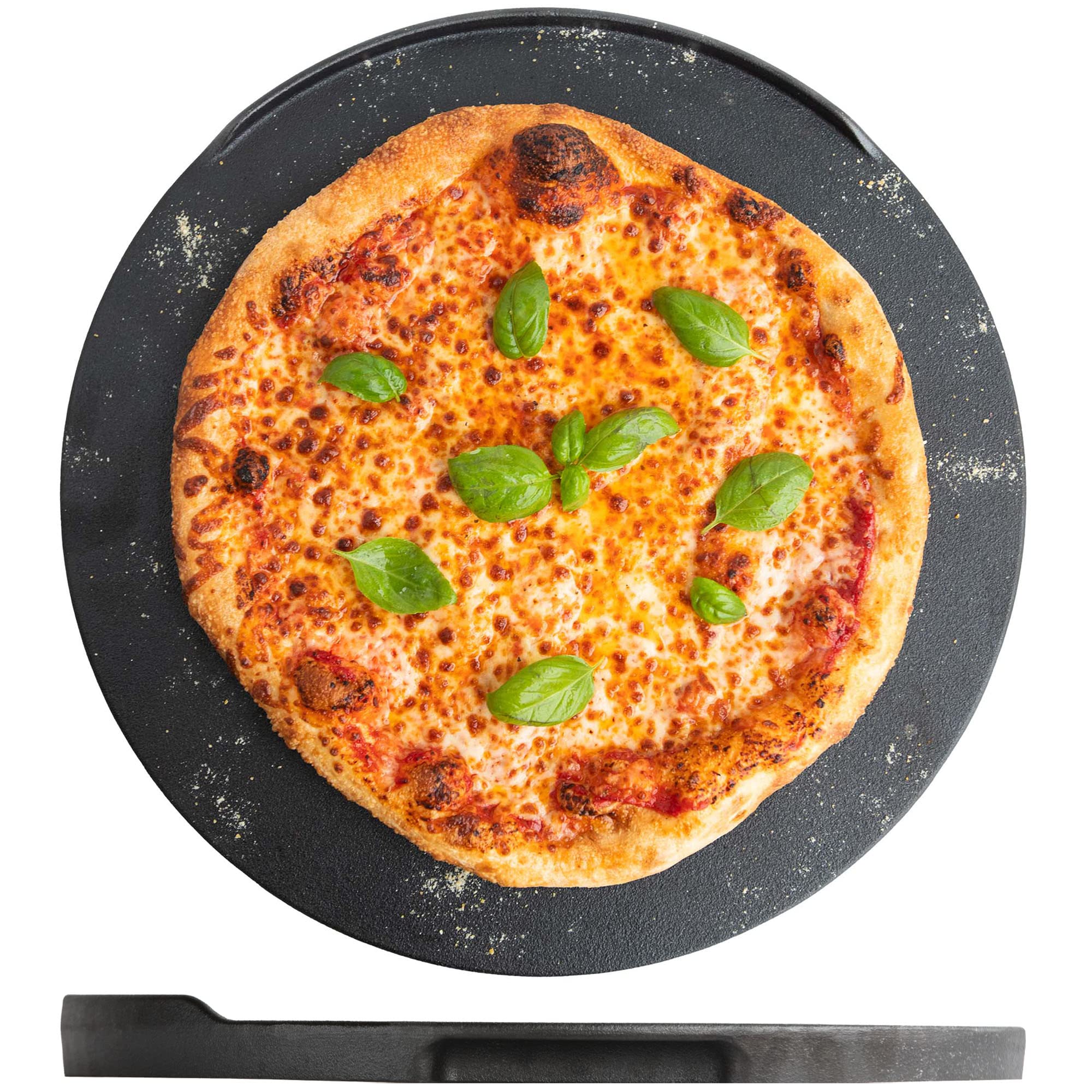 NerdChef Speed Steel Round XL High Performance Pizza Baking Stone
