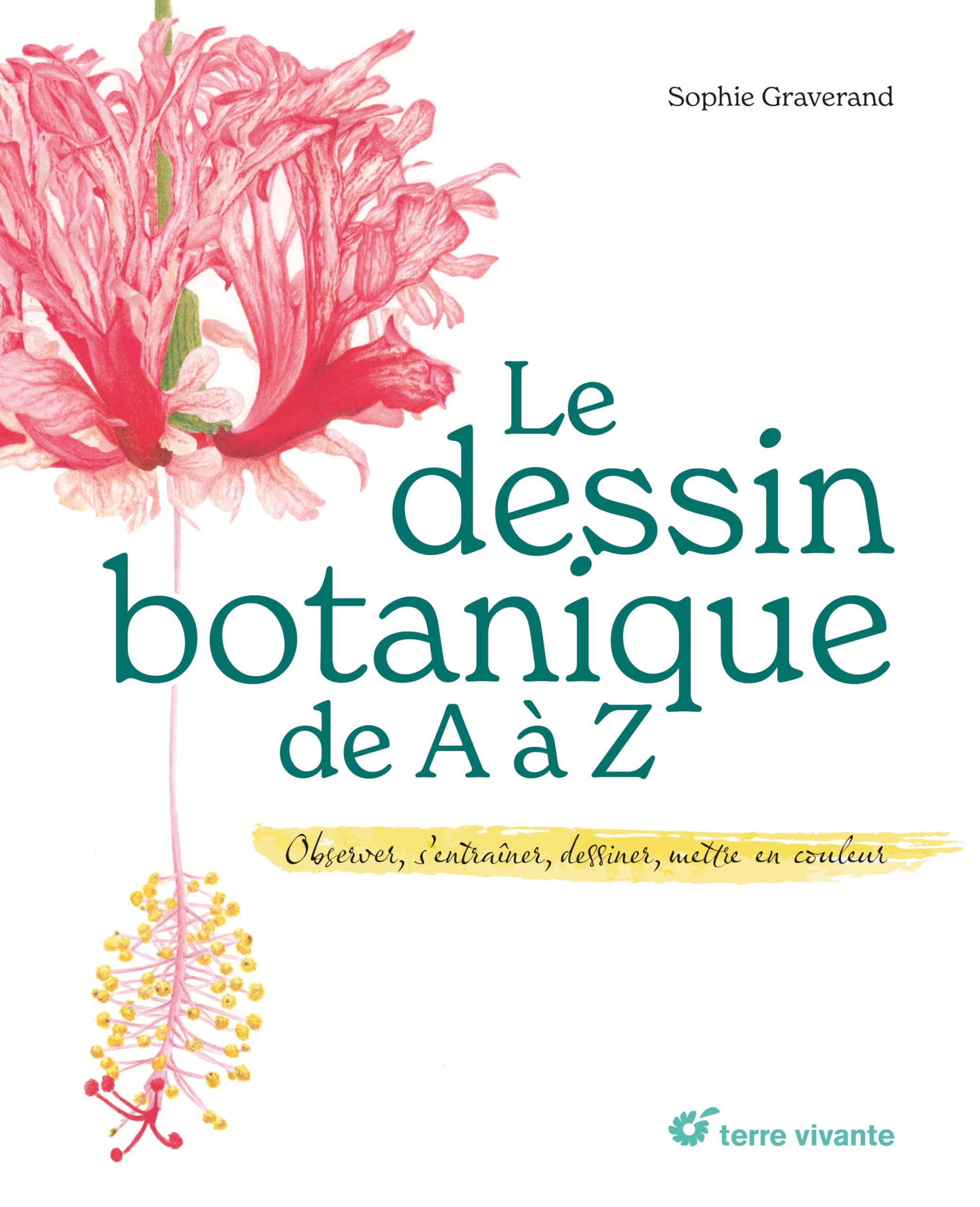Dessin botanique de A à Z livre broché pour apprendre l'illustration de plantes