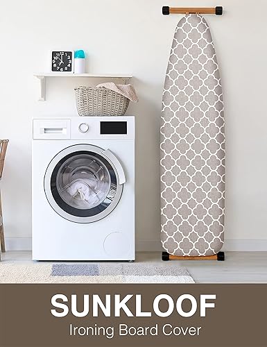 Miniatura 7 de Funda de silicona para tabla de planchar y almohadilla resistente a la abrasión y manchas, con bordes elásticos y almohadilla de 15.0 x