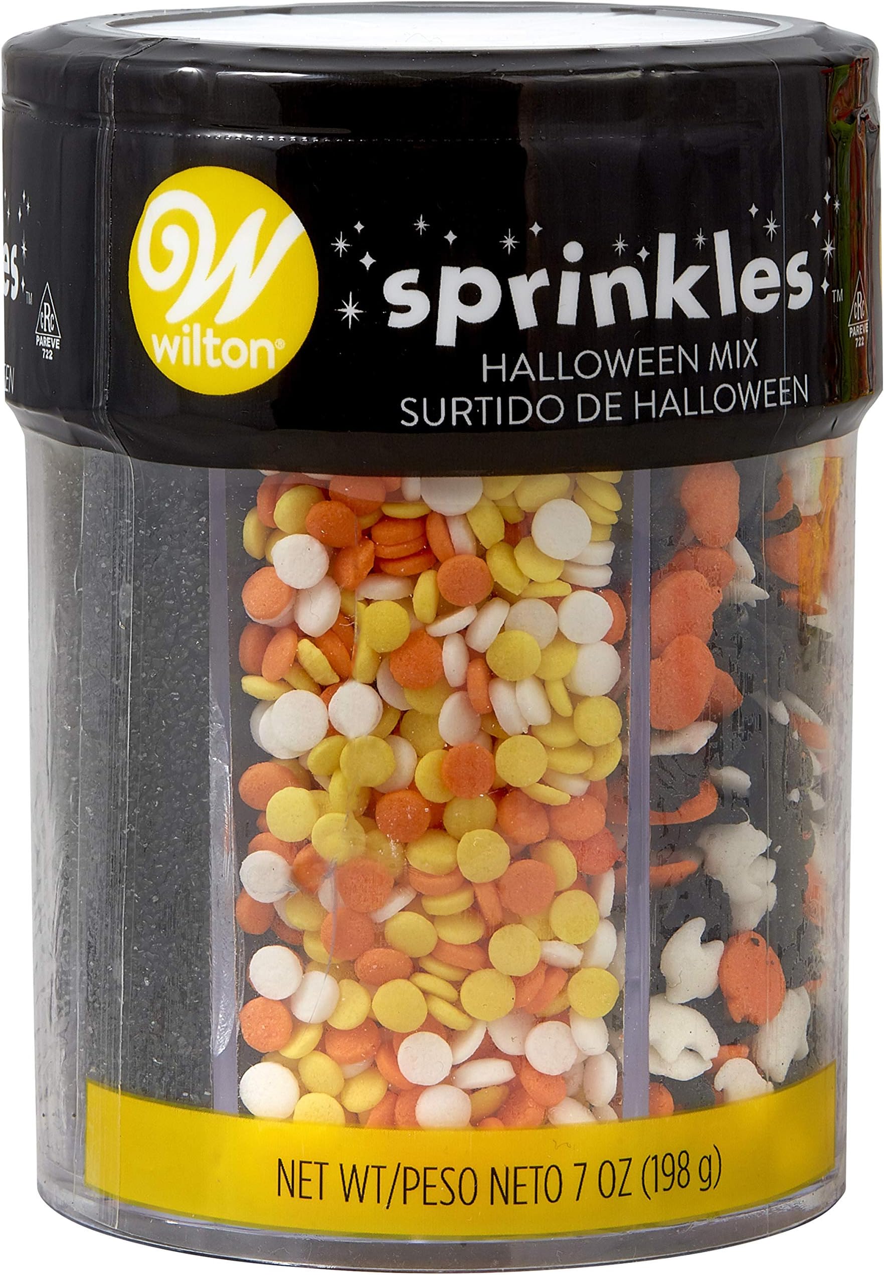 Food Items Sprinkles Mix, us:one size, Halloween, 6 Cell