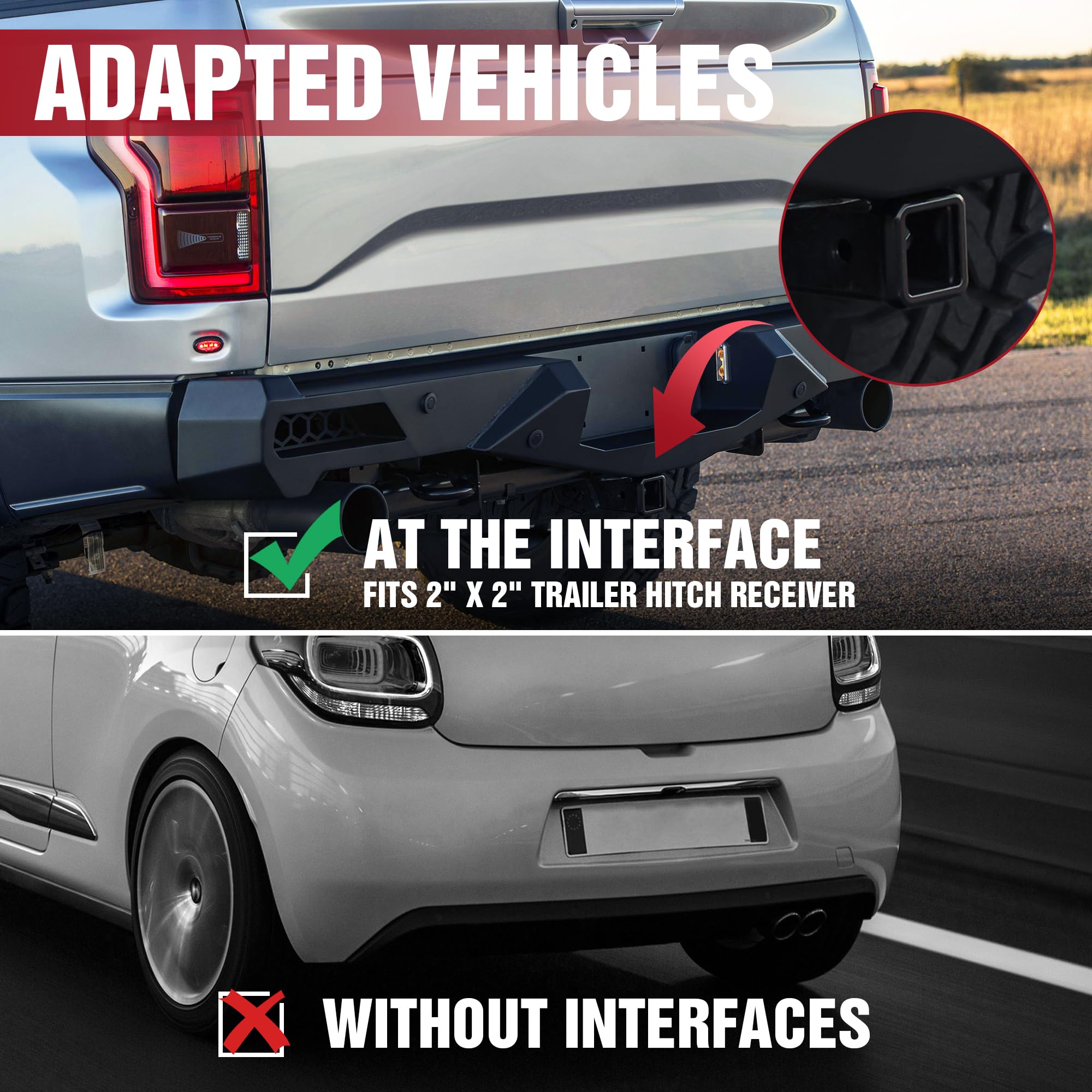 EYOUHZ Trailer Hitch Winch Mount with 2