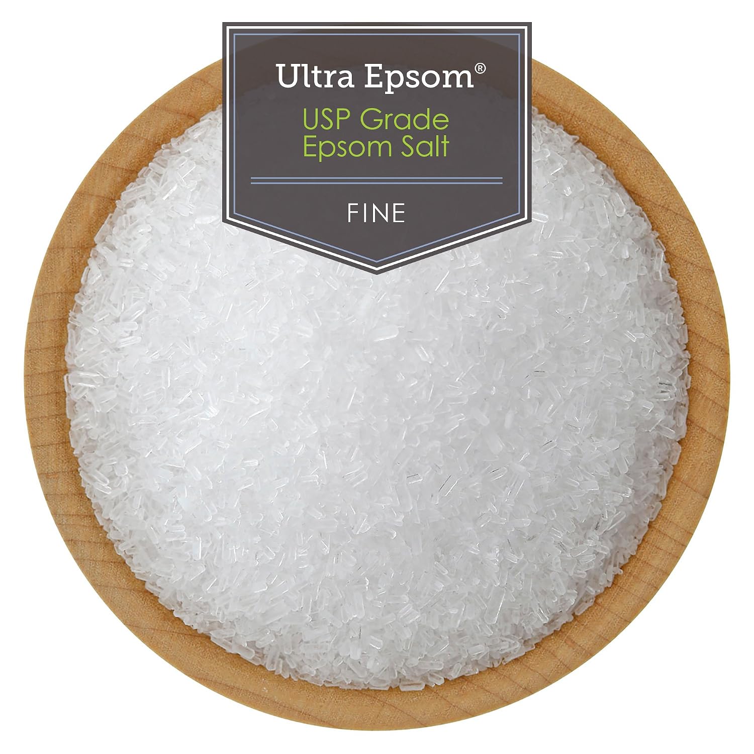 Ultra Epsom Premium Epsom Salt, Fine - 5 lb Bags (Pack of 6)