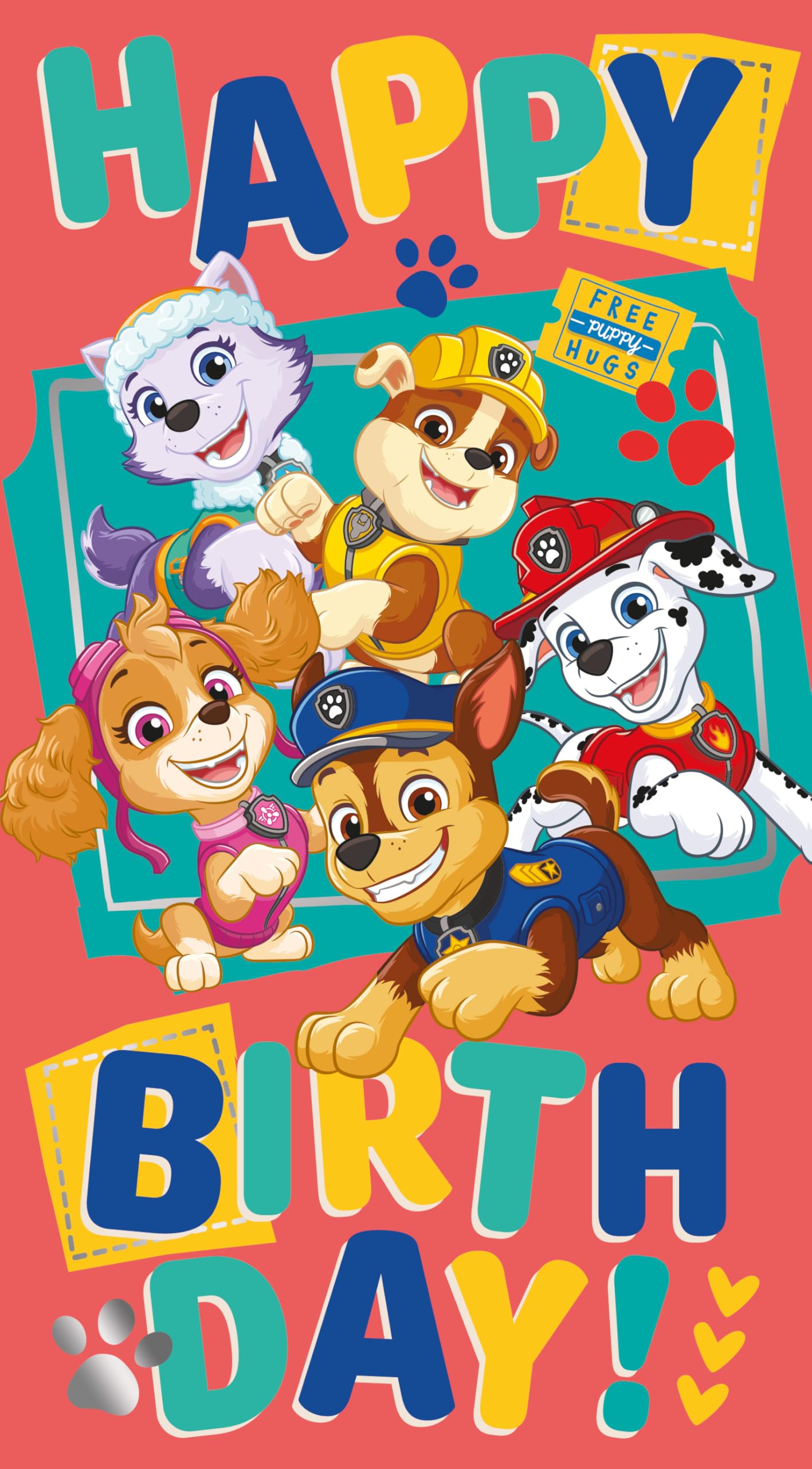 Danilo Promotions Ltd Paw Patrol Birthday Card
