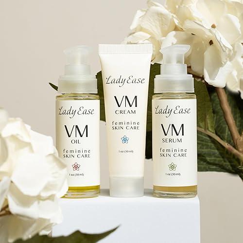 Miniatura 8 de Set de crema hidratante vaginal orgánica, aceite VM, suero VM, crema VM, reconforta la sequedad vaginal, hidrata, nutre, protege y calma - 3 onzas