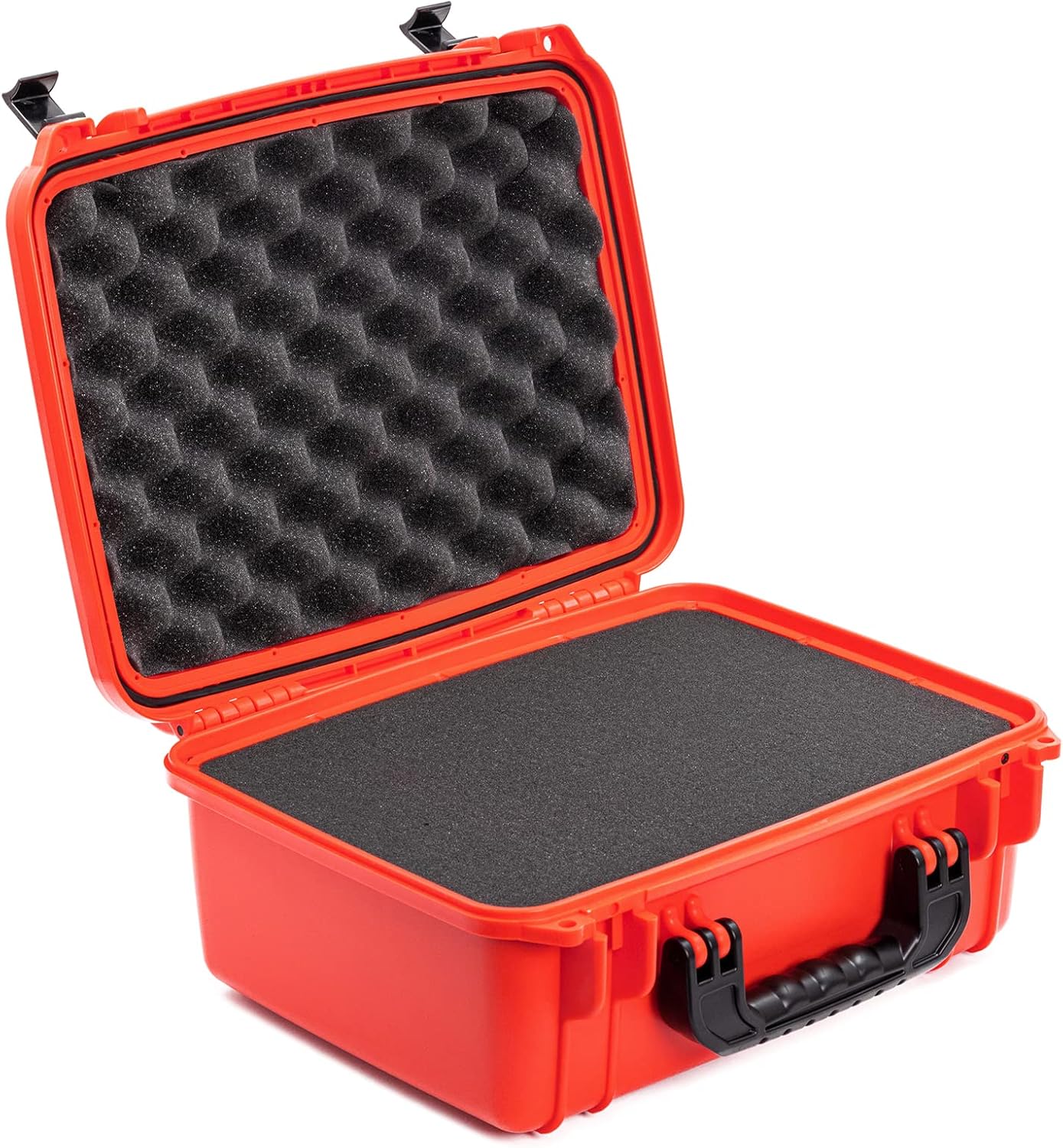 Seahorse 520 Heavy Duty Protective Dry Box Case with Accuform Foam - TSA Approved/Mil Spec / IP67 Waterproof/USA Made for Cameras, Action Cameras, Firearms, Camping, Kayaks