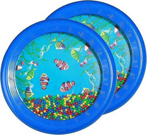 2 uds Ocean Drums Wave Bead Drums Sea Sound Drums Instrumentos Musicales para Niño Niño Bebé