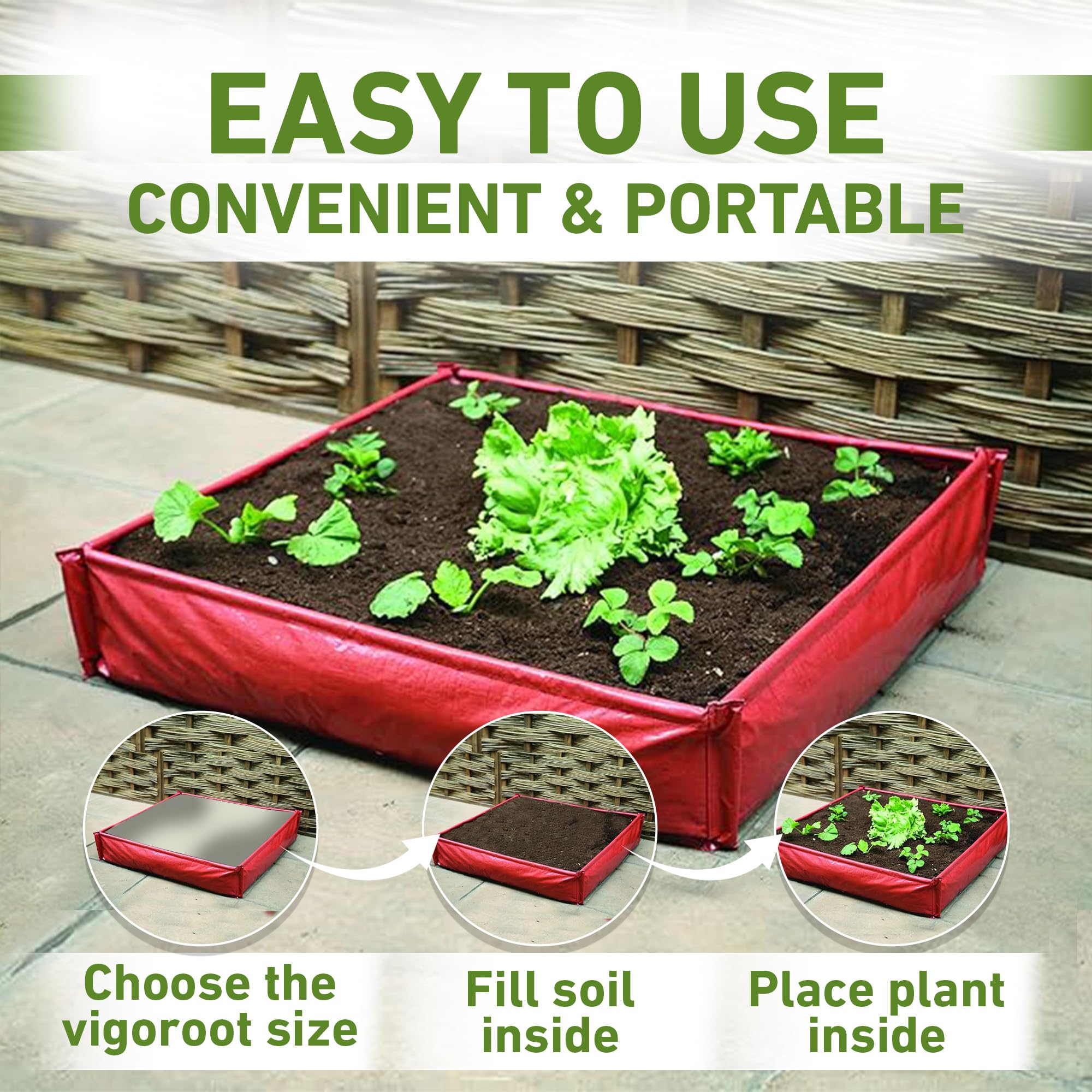 Lot De 3 Sacs De Culture Haxnicks Pour Pommes De Terre - 35x35x45 Cm - Idéal Balcon & Petit Jardin