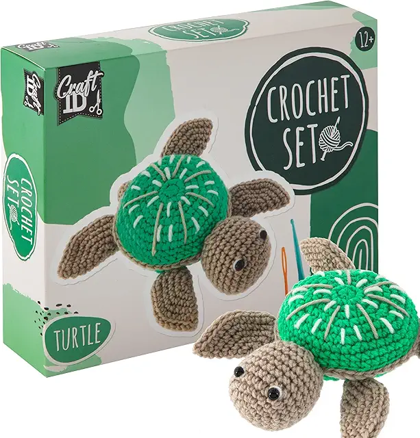 Craft ID Amigurumi Turtle Crochet Hook Set - Haak Knuffel Kit