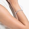 Official Swarovski Imber bracelet, round cut, white, rhodium plating