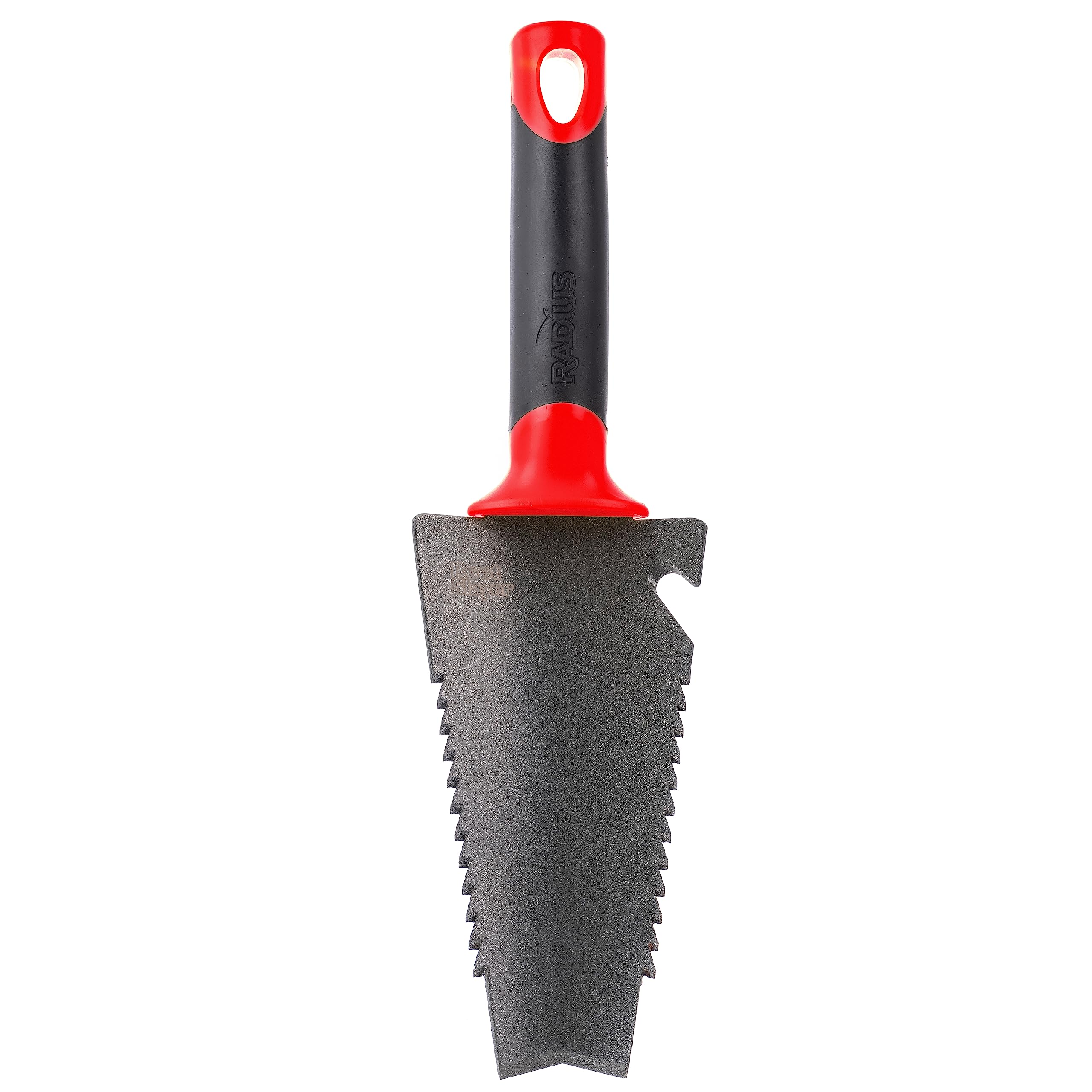 radius garden 16011 root slayer trowel red
