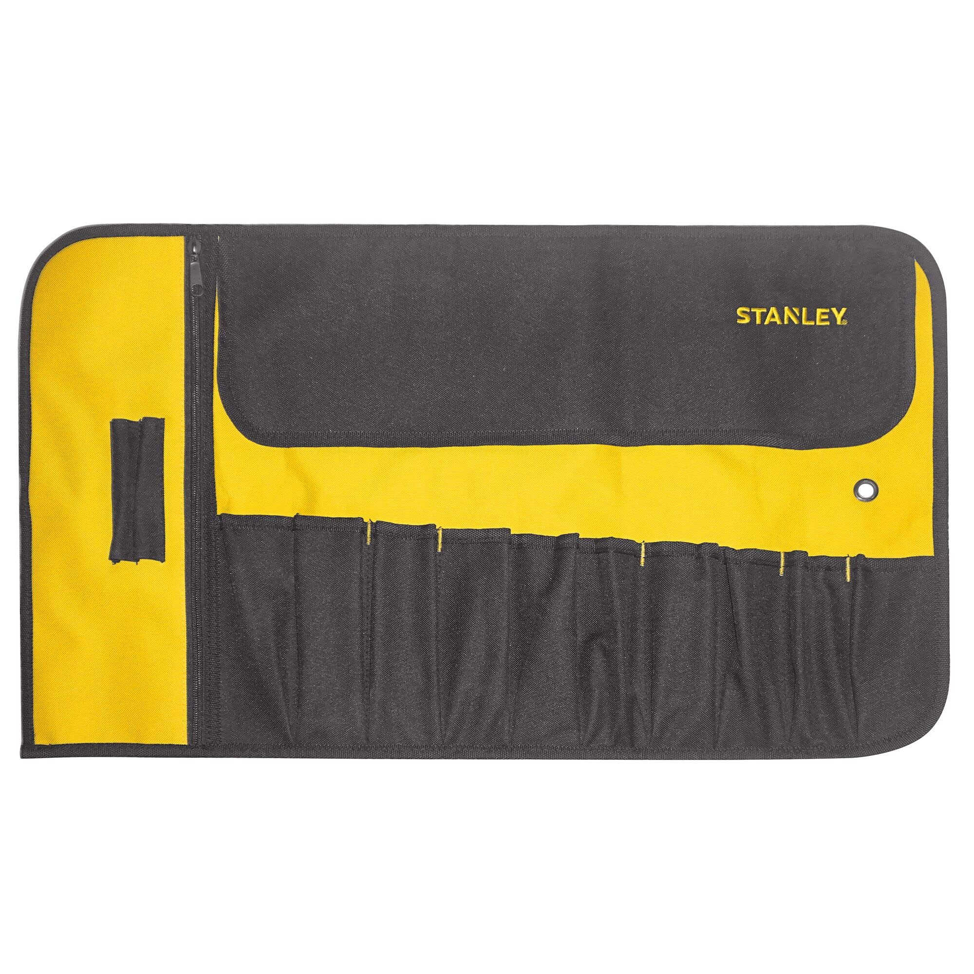 STANLEY Denier Tool Pocket Roll, Multi-Pockets Storage Organiser for Tools and for Small Parts, 1-93-601