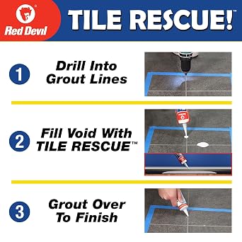 Injection Repair Adhesive - 2 Pack - 10.5 oz. Tubes - for Loose & Hollow Tile, Marble, Stone & Wood Floors. *for Best Results Use The Proven Power of a Caulk Gun*