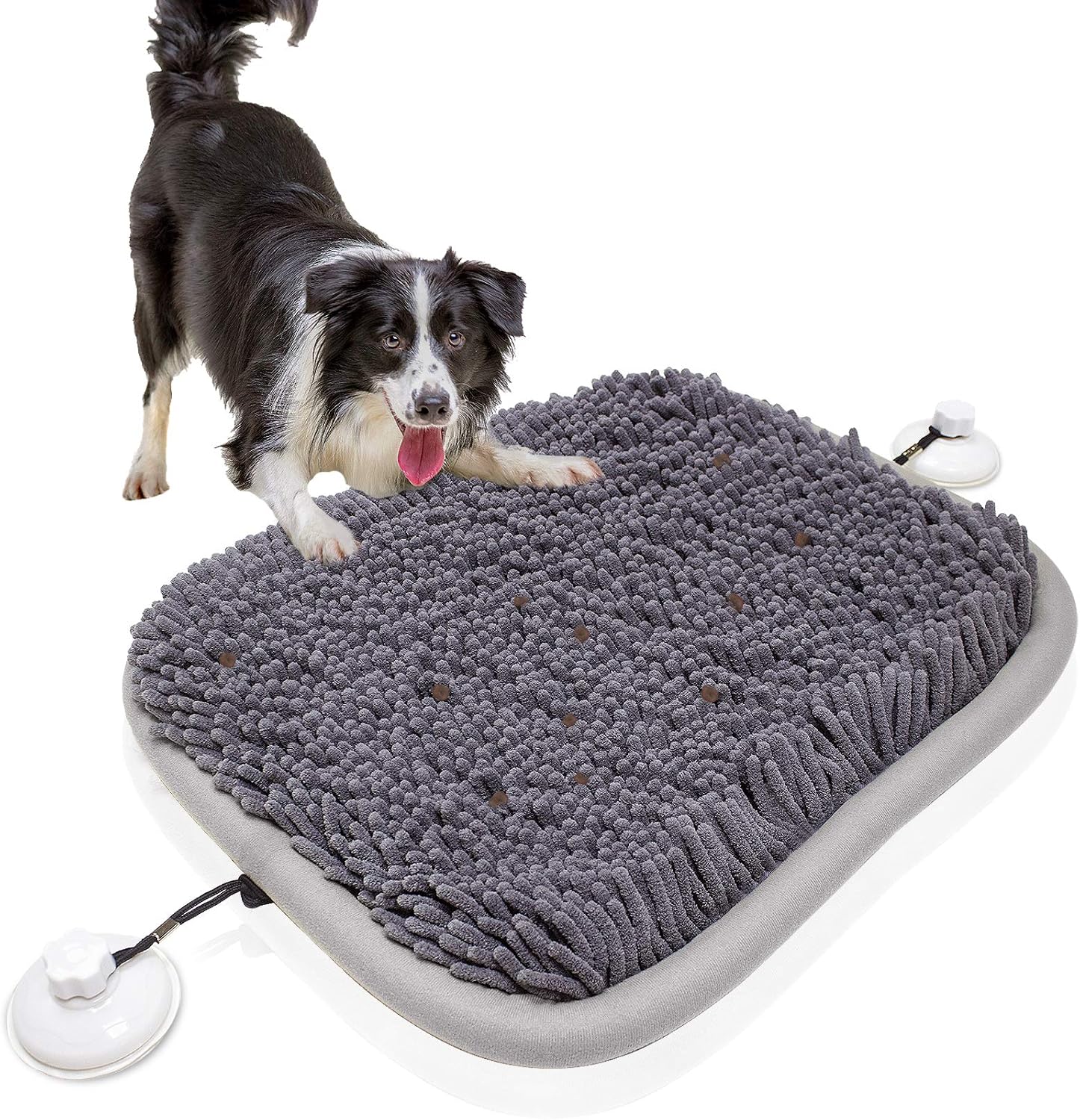 Britimes Dog Snuffle Mat, Pet Nosework Feeding Interactive Toys, Encourages Natural Foraging Skills, Dog Treat Dispenser Stress Relief…