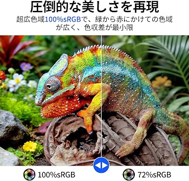 KEEPTIME Mobile Monitor, 10.5 inches, FHD1280P, Mobile Display, High Brightness, 400 nits, 100% sRGB Wide Color Gamut, Ultra Lightweight 9.2 oz 260 g, Ultra Thin Bezel, IPS Panel, HDR Compatible