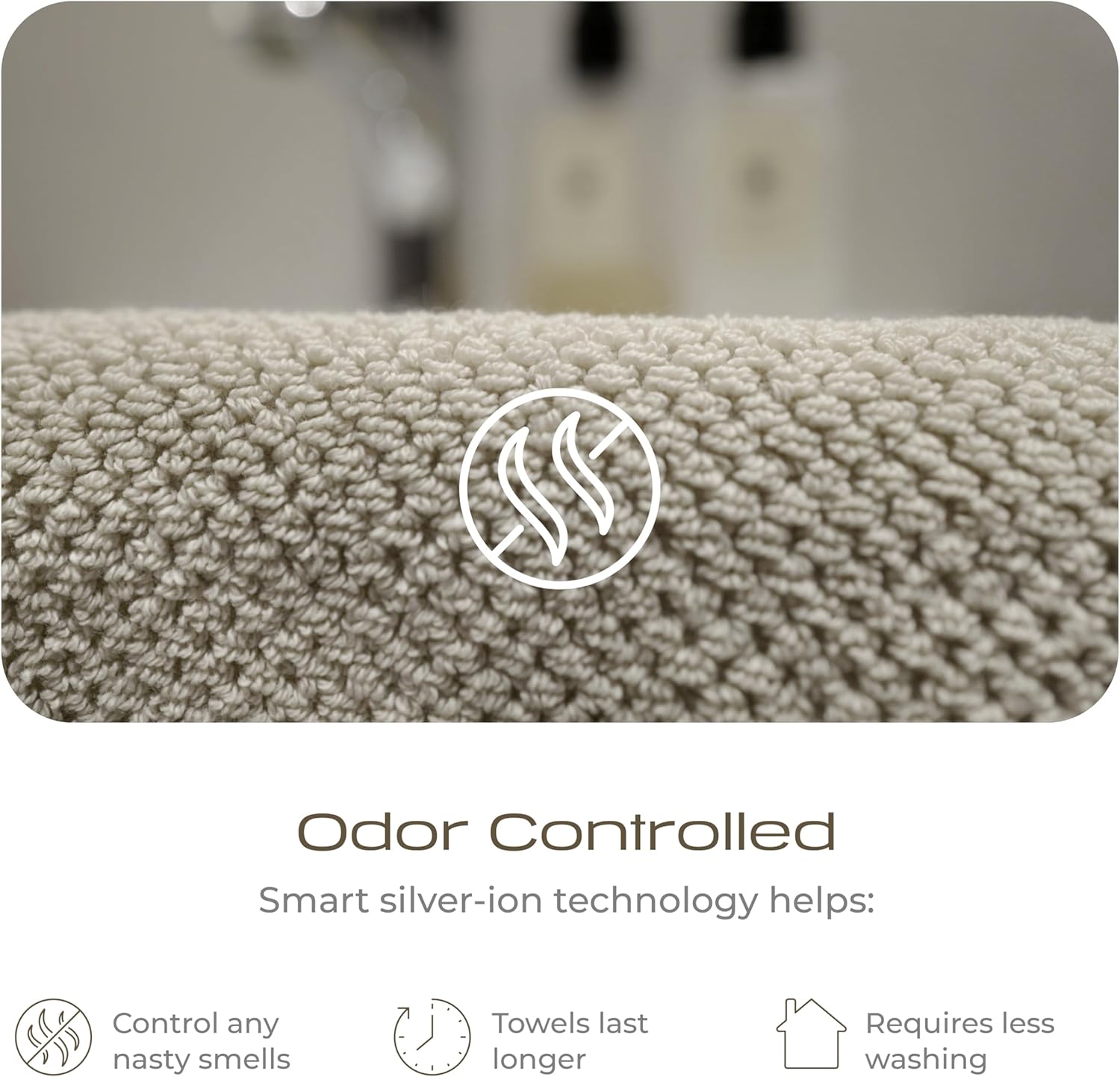 Luxury Washcloths for Face – Wash Cloths for Bathroom, Silver Infused, Thick & Soft Face Towels – Premium Luxury Wash Cloths for Your Face, Body, or Bathroom – 4 Pack (Marle)