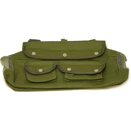 Eagle Claw Jumbo 20x11 Canvas Fishing Creel Bag
